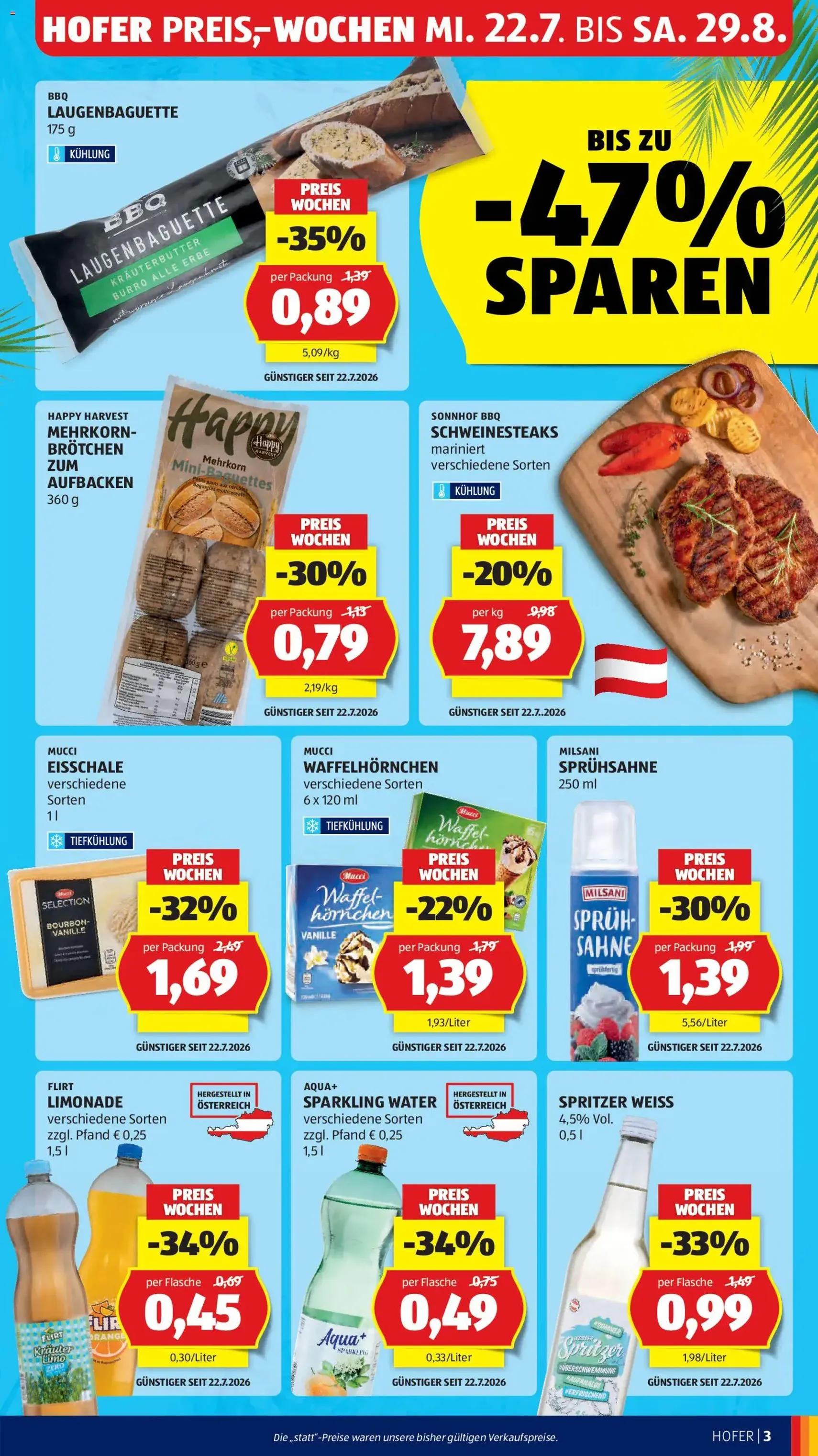 Hofer Flugblatt - Gültiger Prospekt ab 12.08.2026, Seite 11 von insgesamt 48