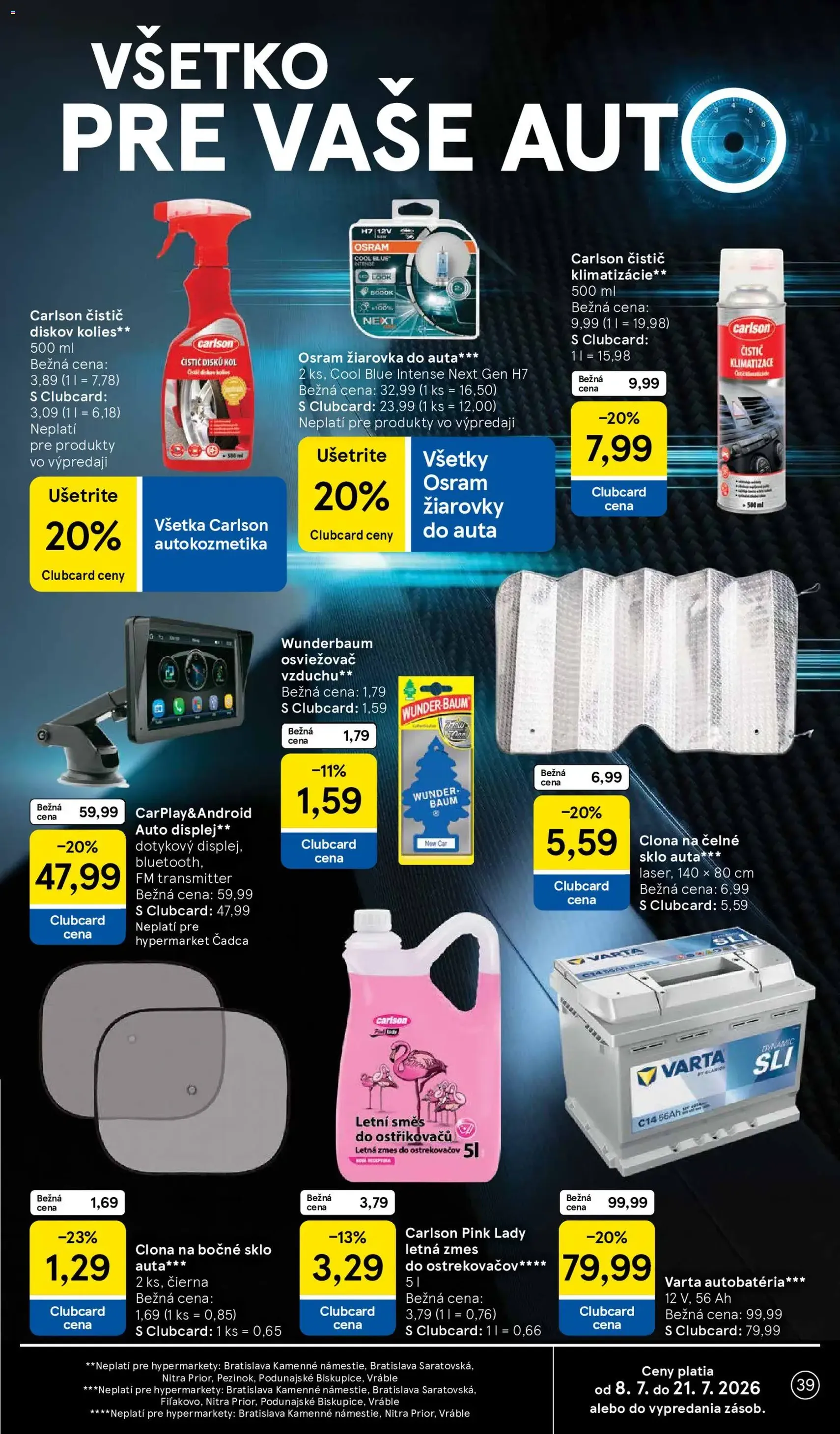Tesco Hypermarket - leták - platný leták od 08.07.2026 strana 39 z 48