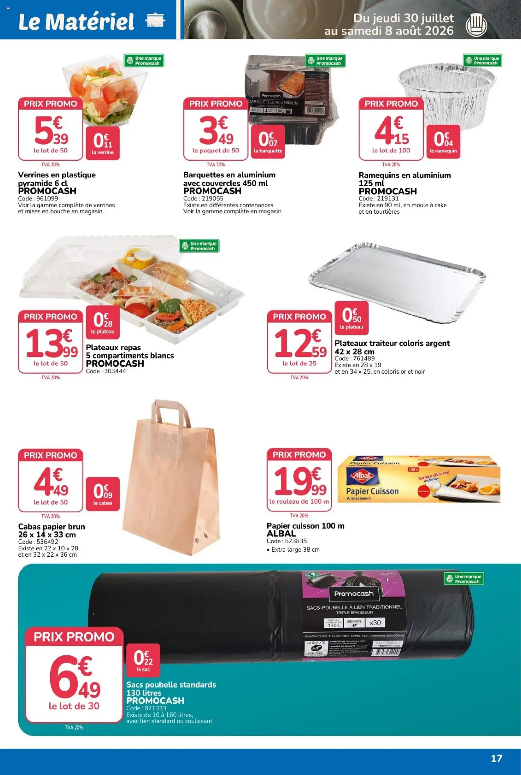 Promocash catalogue - brochure valable à partir du 30/07/2026, page 17 sur 24