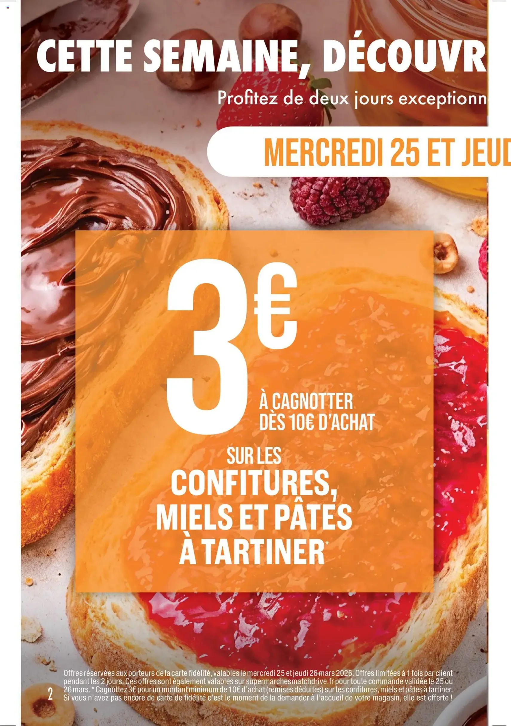Match Supermarché catalogue - brochure valable à partir du 24/03/2026, page 2 sur 42
