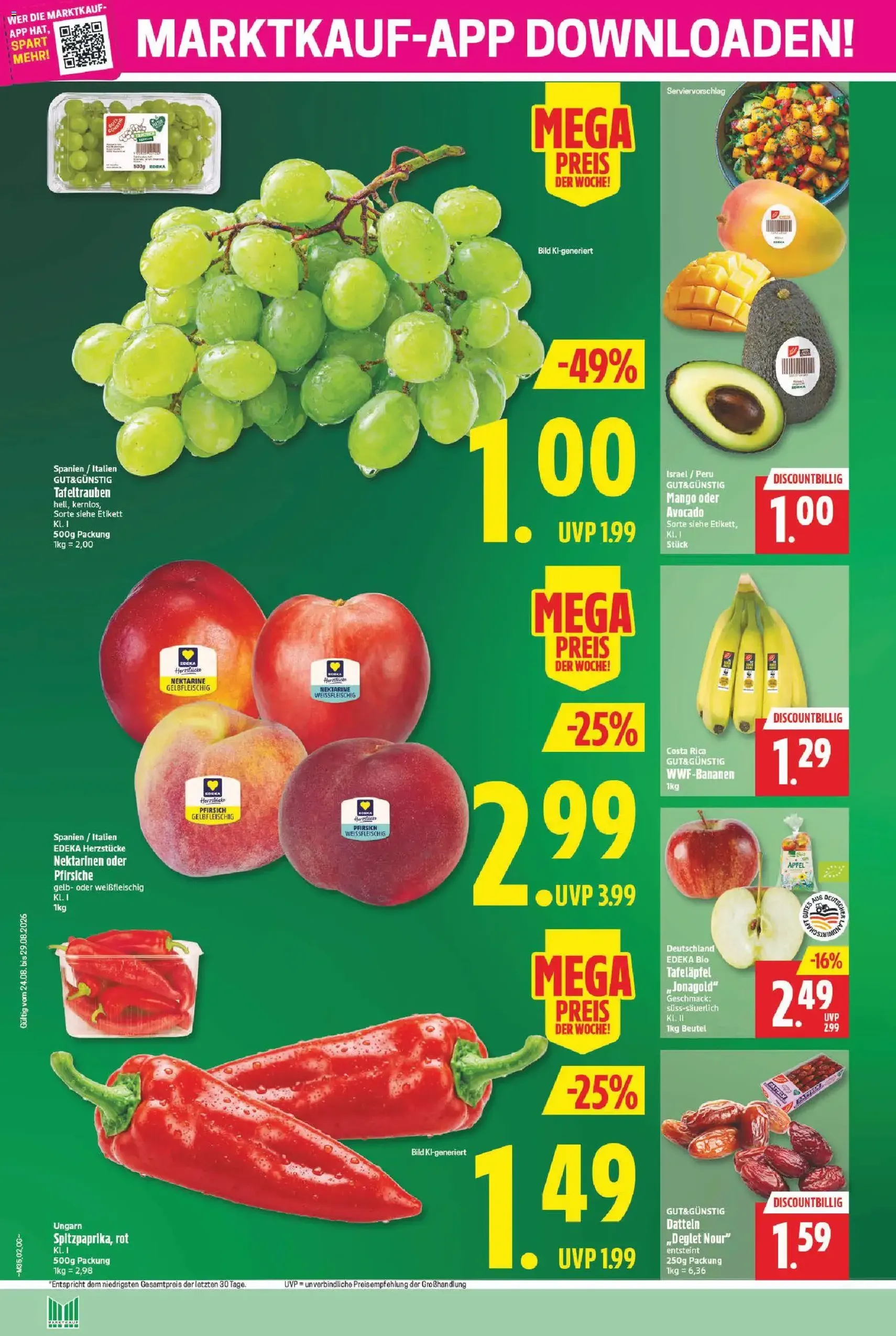 Marktkauf Prospekt - Gültiger Prospekt ab 24.08.2026, Seite 2 von insgesamt 33