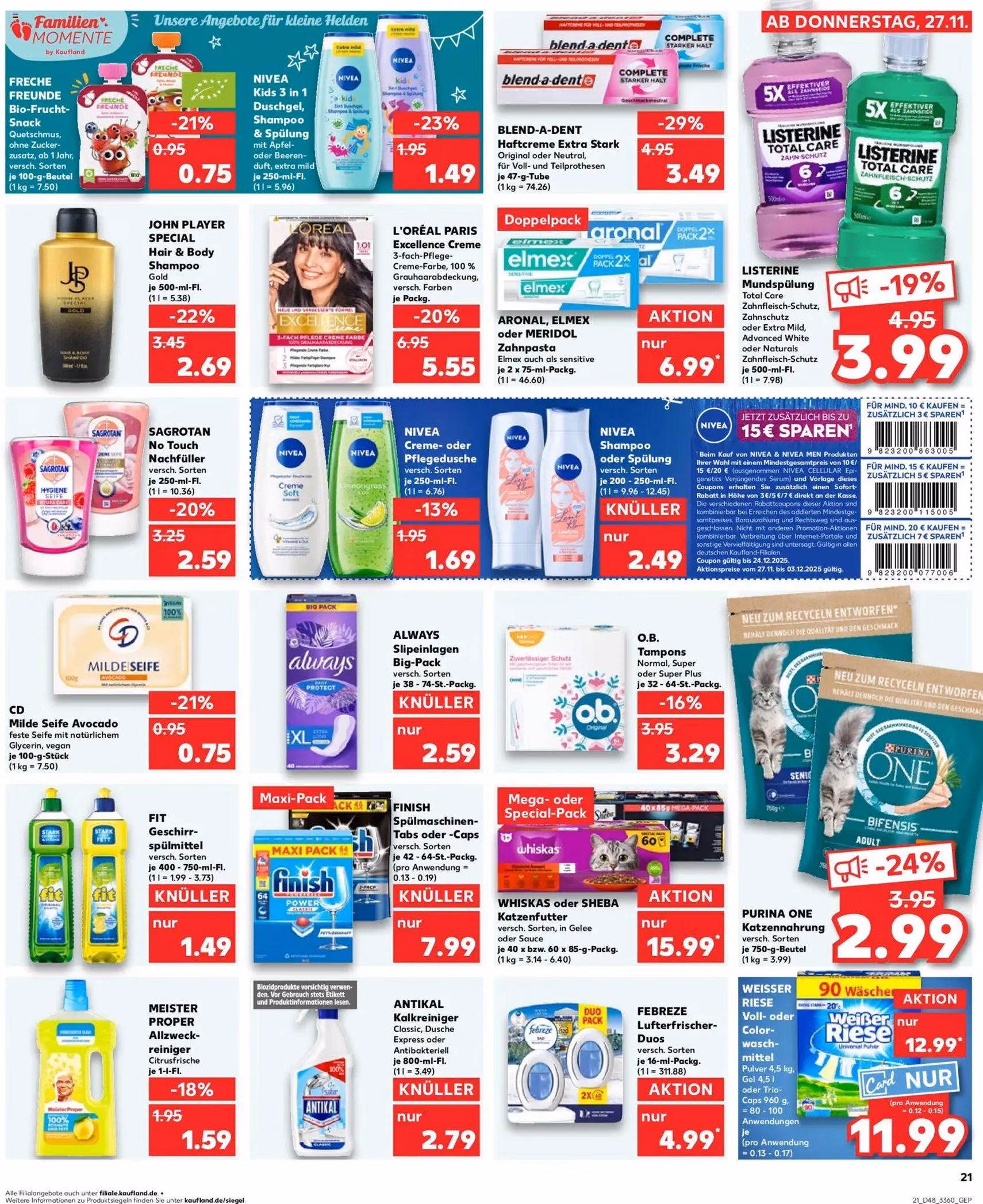 Kaufland Prospekt - Gültiger Prospekt ab 27.11.2025, Seite 21 von insgesamt 36