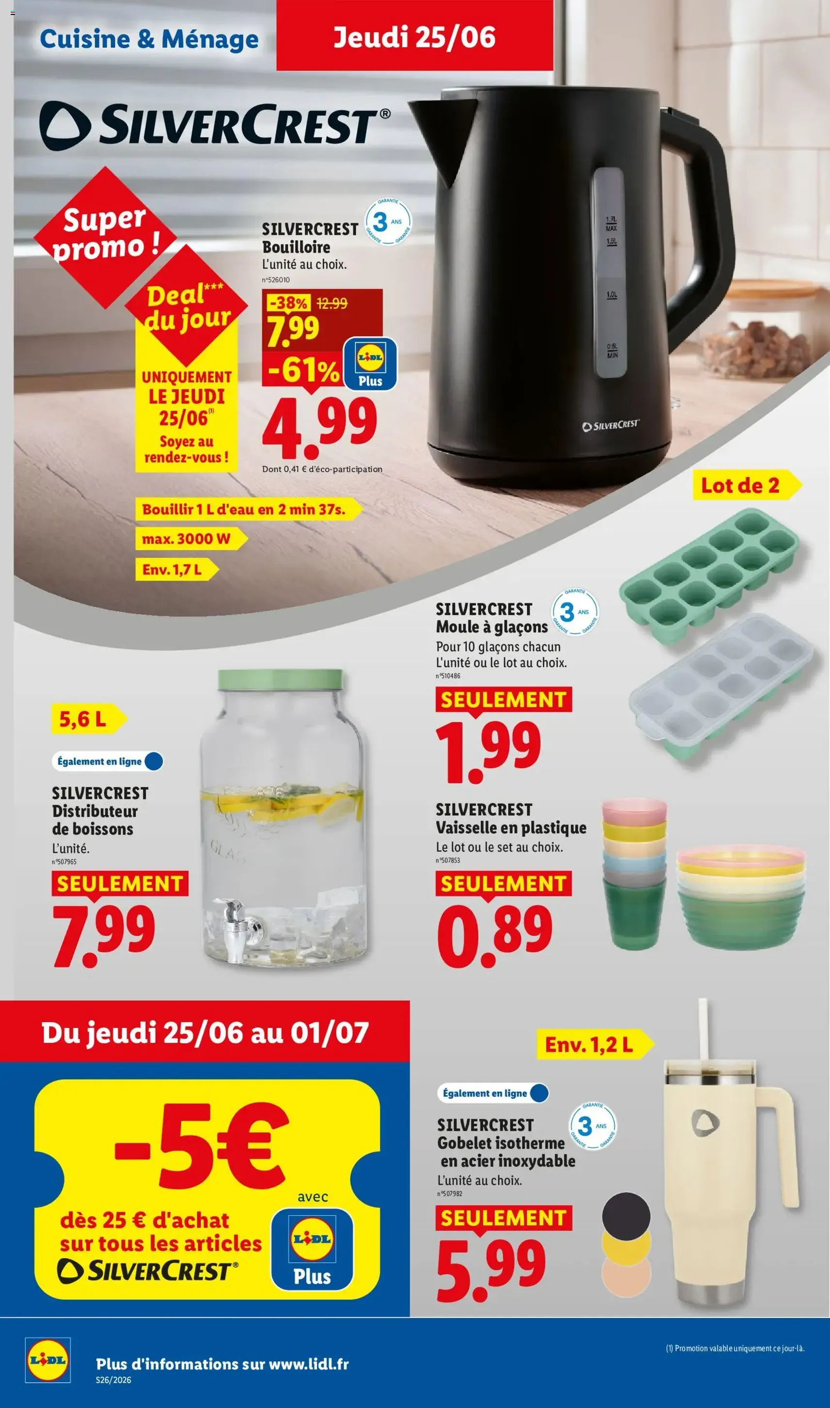 LIDL catalogue - brochure valable à partir du 25/06/2026, page 32 sur 72