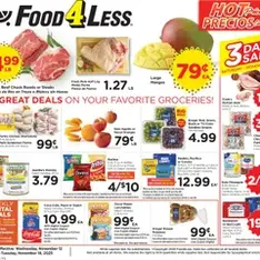 Food 4 Less Weekly Ad - Flyer preview valid from 11/12/2025