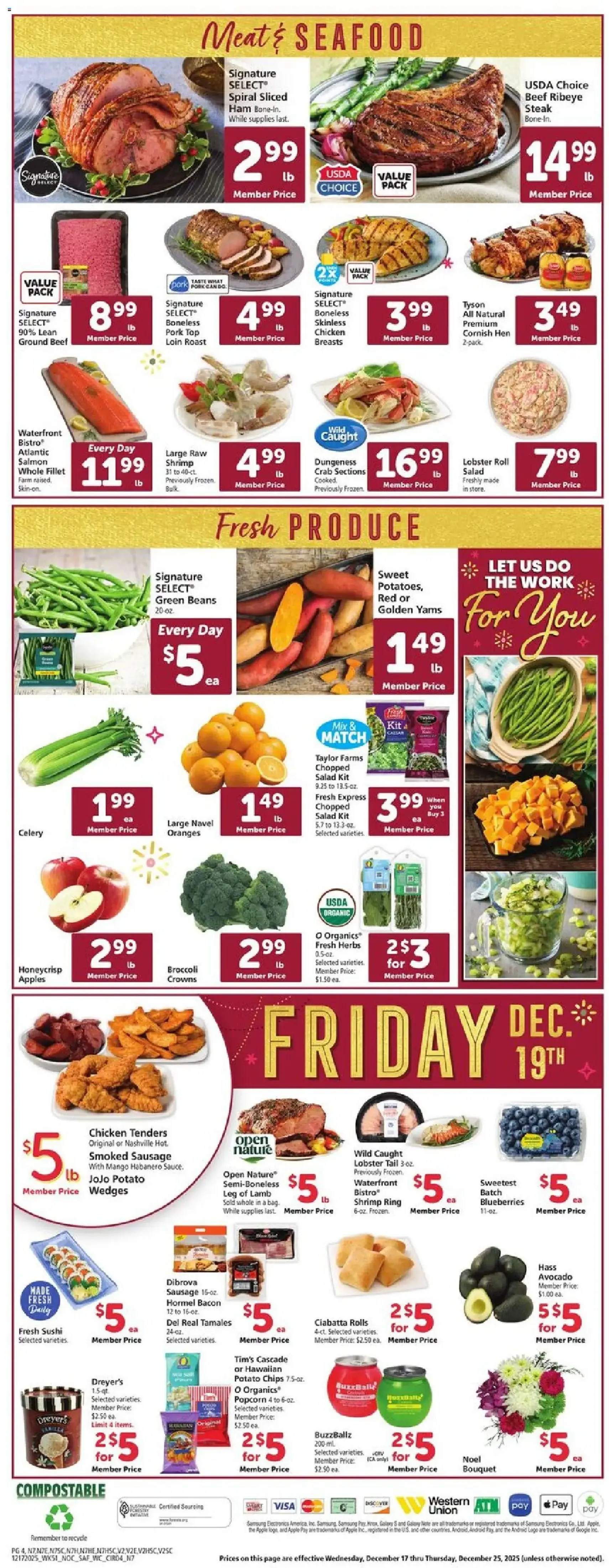 Safeway Weekly Ad - valid flyer from 12/17/2025, page 6 of 14