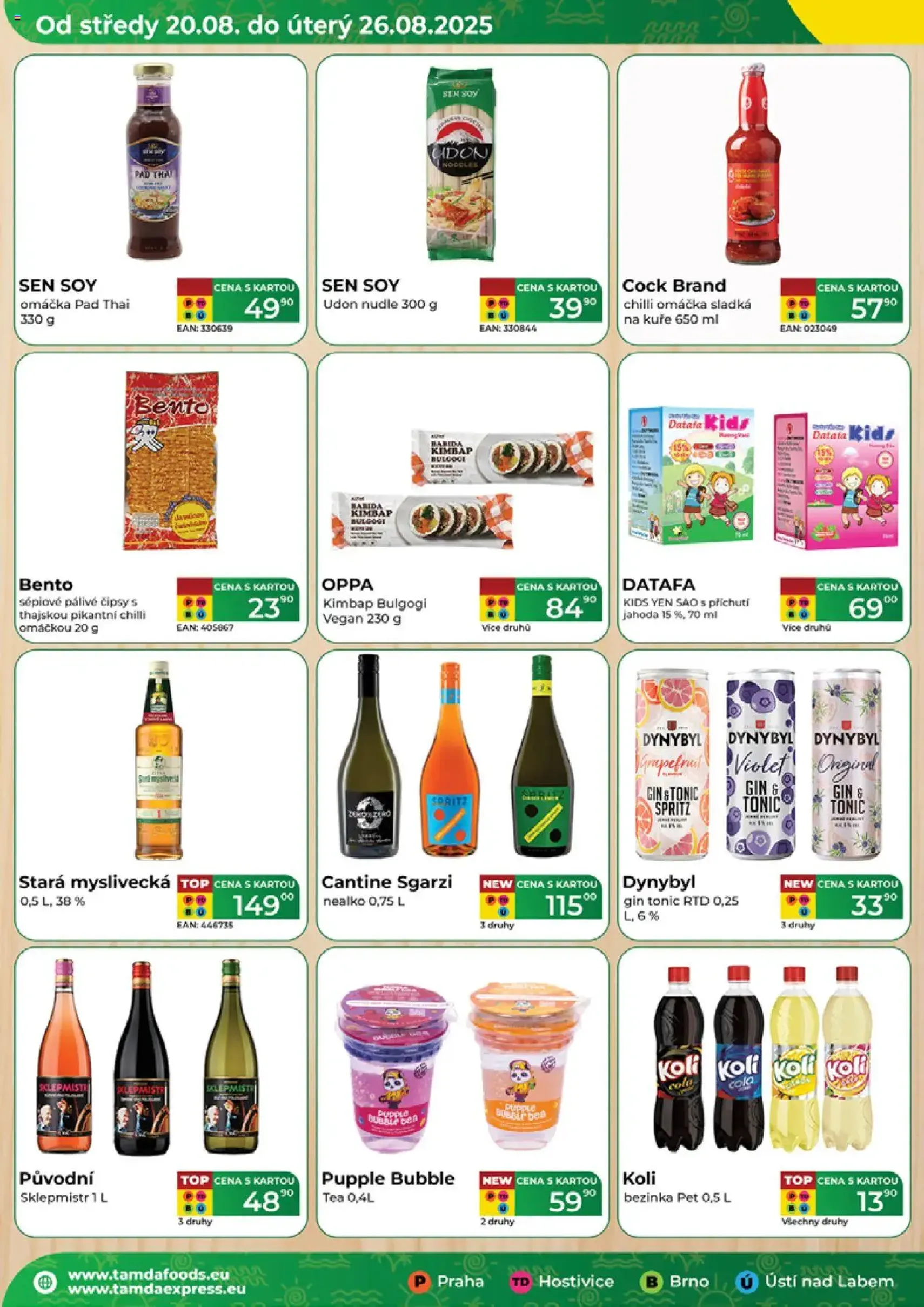 Tamda Foods leták - platný leták od 20.08.2025 strana 4 z 52 Tamda Foods leták - platný leták od 20.08.2025 strana 4 z 52
