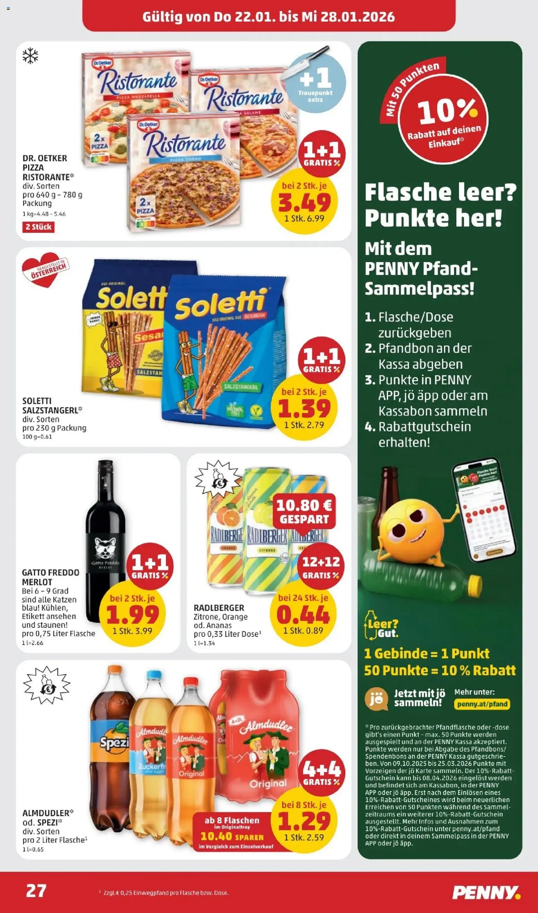 Penny Markt Flugblatt - Gültiger Prospekt ab 22.01.2026, Seite 27 von insgesamt 32