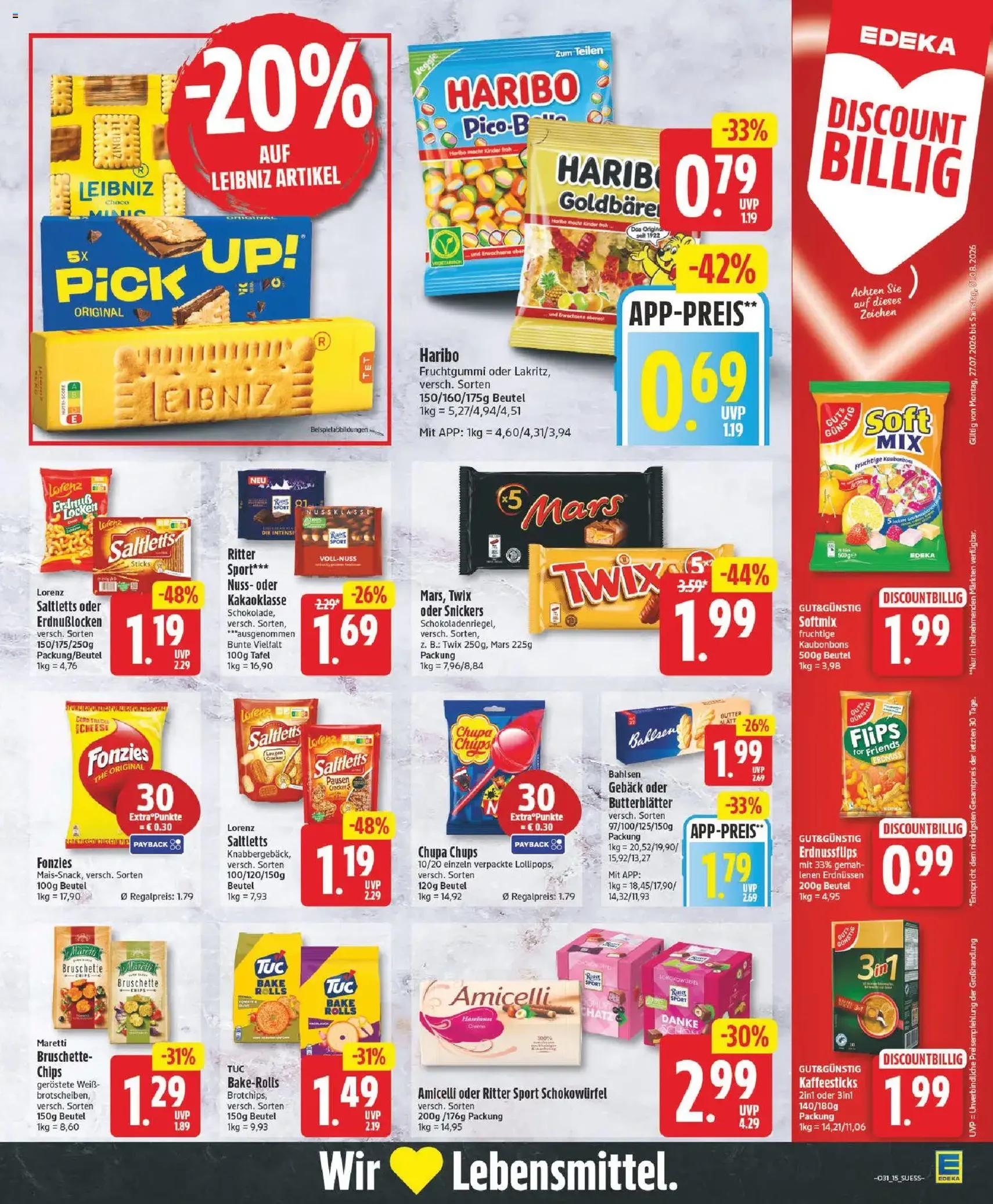 Edeka Prospekt - Gültiger Prospekt ab 27.07.2026, Seite 15 von insgesamt 28