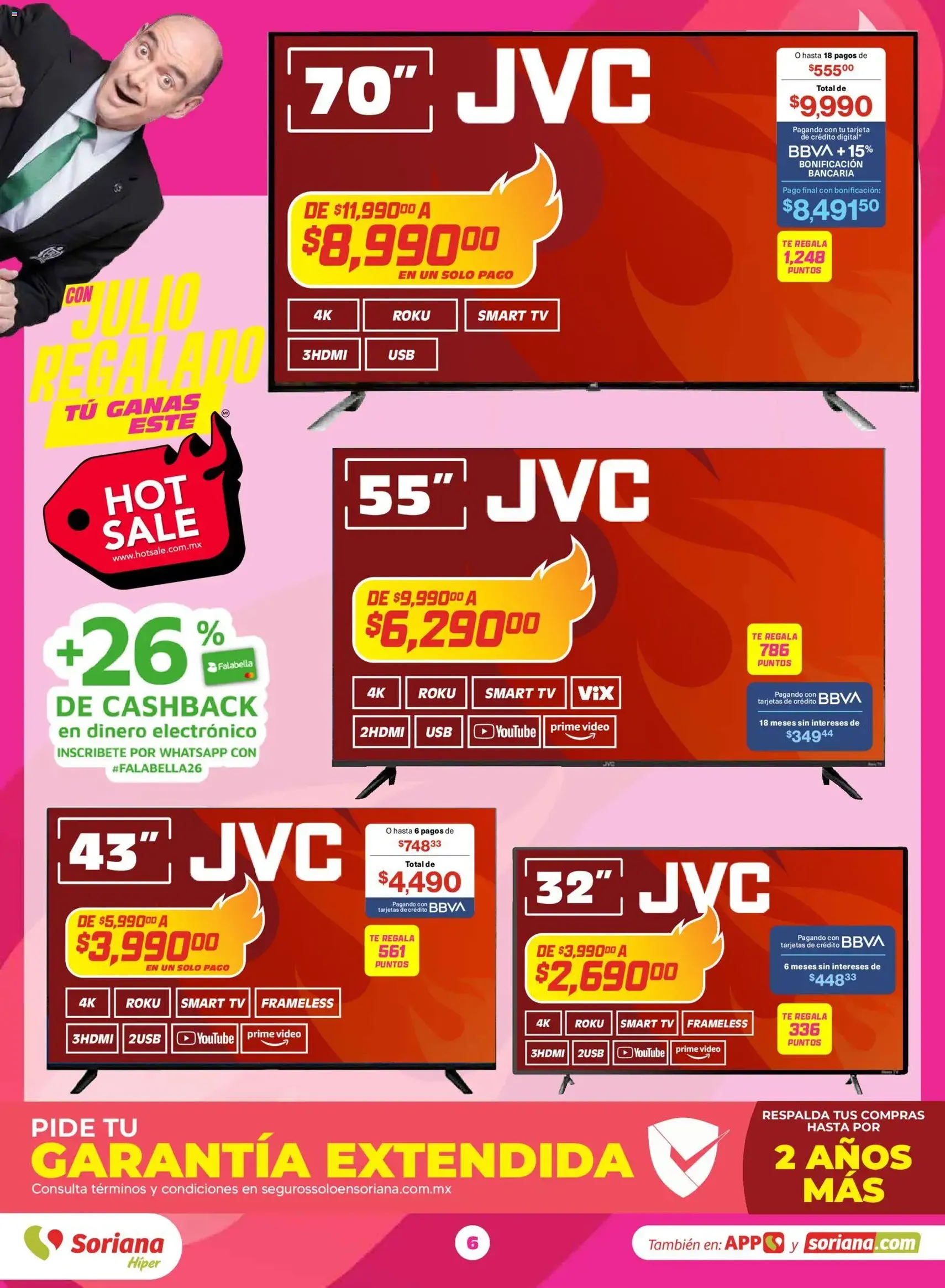 Soriana Hot Sale - folleto válido desde 25/05/2026 página 6 de 47
