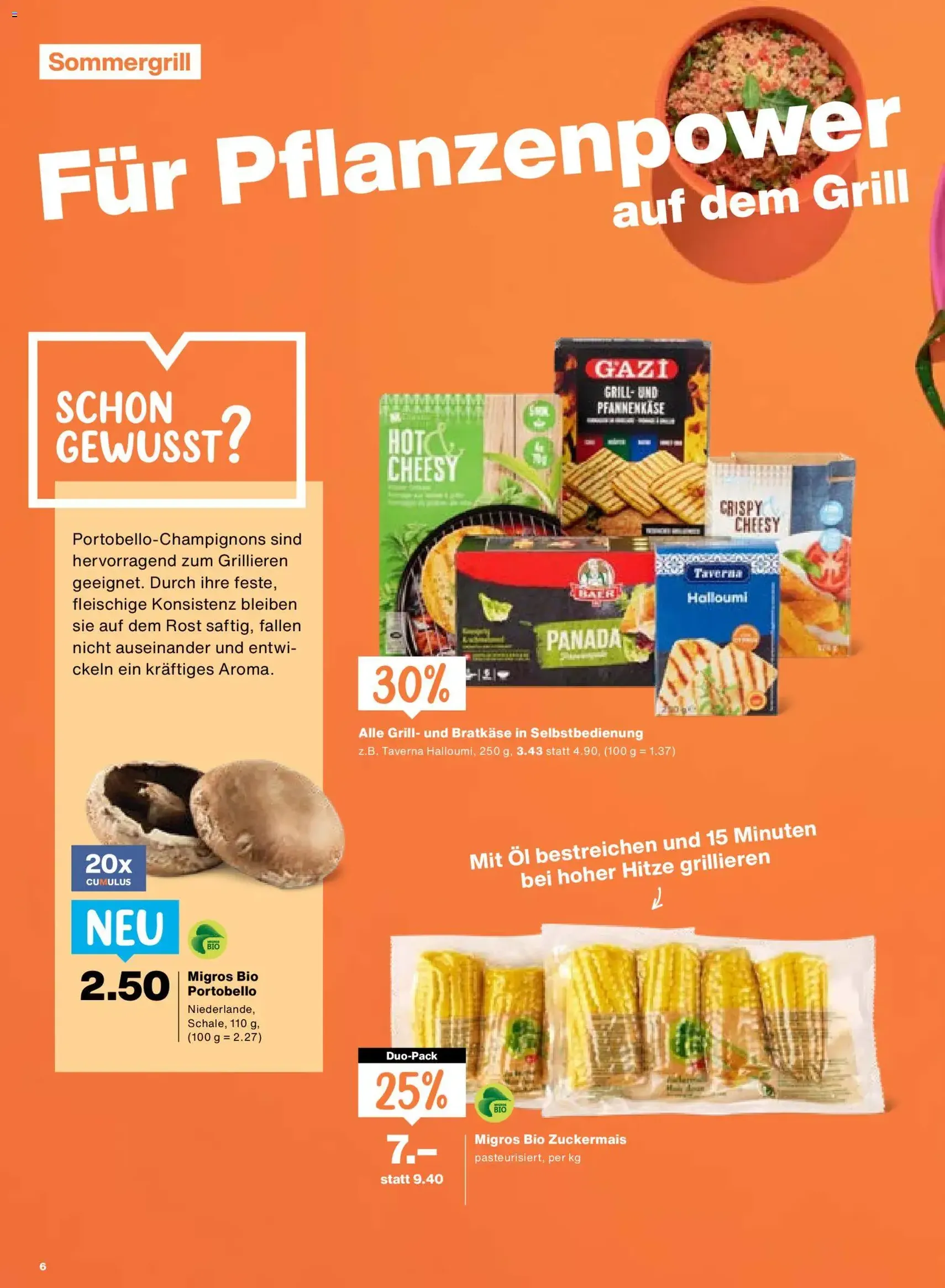Migros aktionen - Gültiger Prospekt ab 04.06.2026, Seite 6 von insgesamt 24
