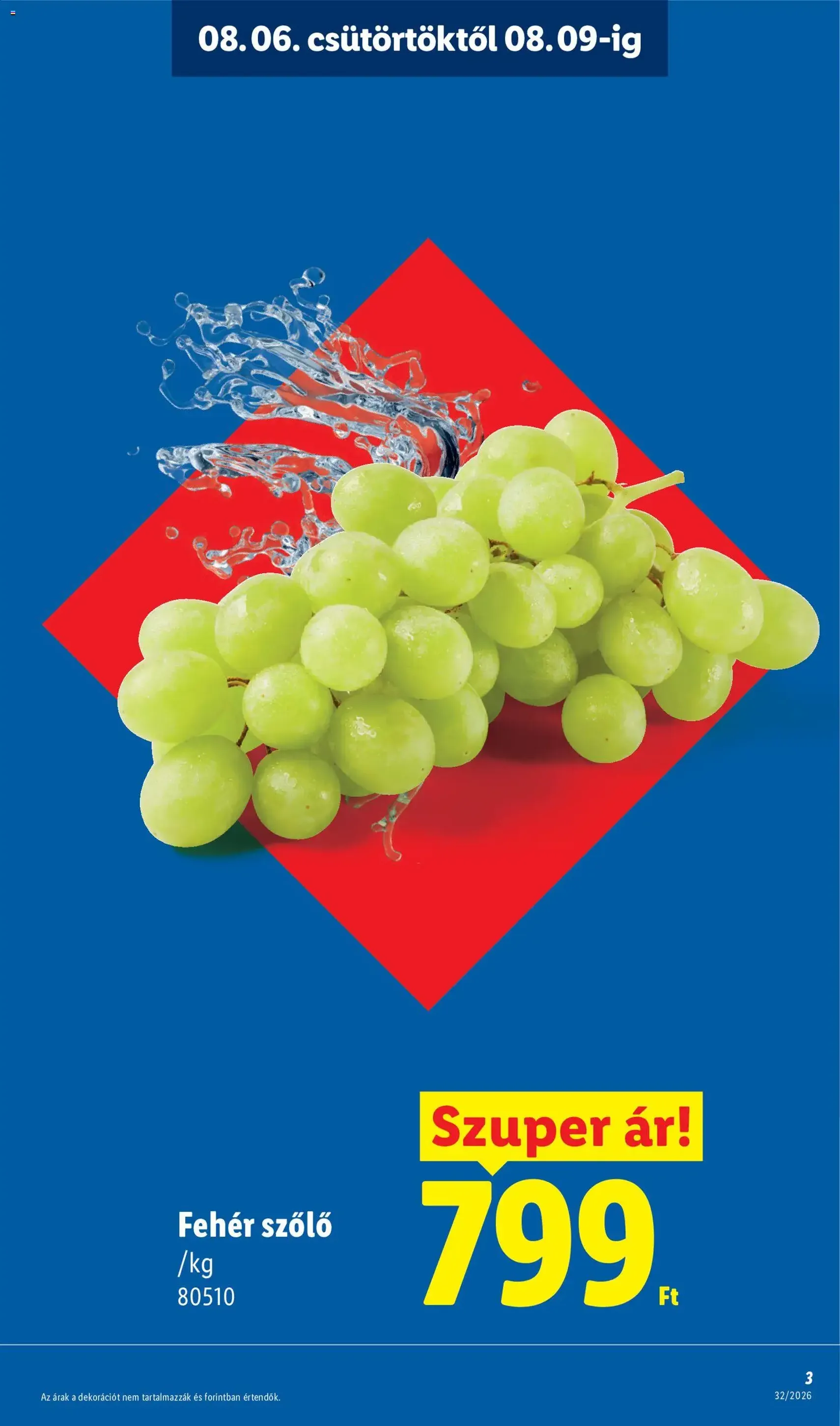 Lidl akciós újság - 2026.08.06. érvényes szórólap 3 oldal 80 oldalból