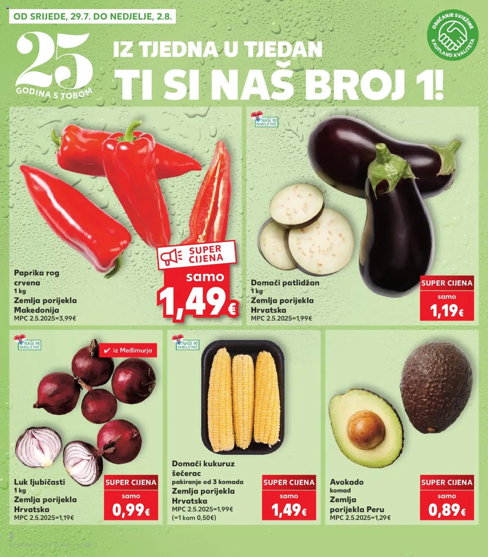 Kaufland HR akciós újság - 2026.07.29. érvényes szórólap 2 oldal 32 oldalból