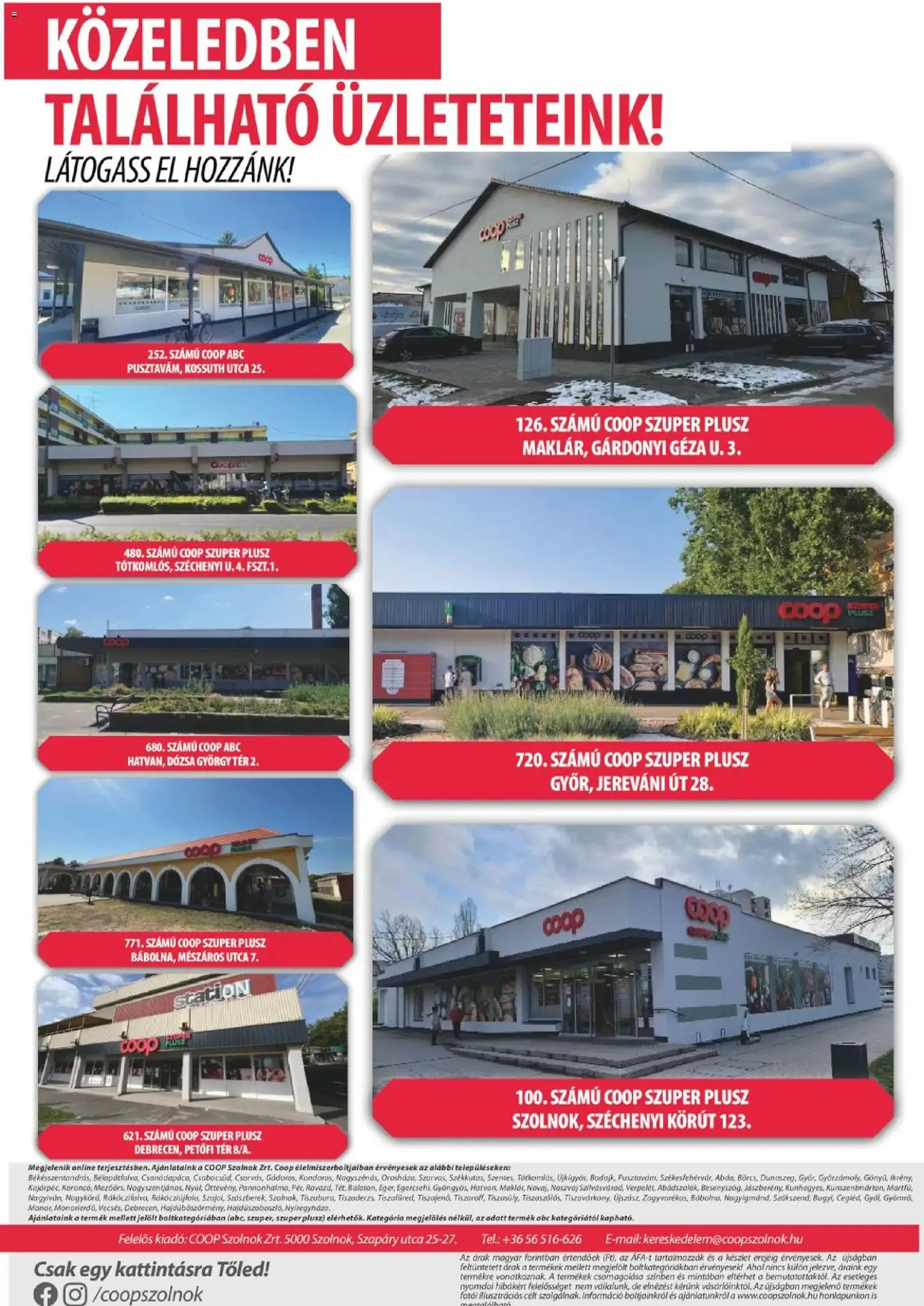 COOP Szolnok akciós újság - 2026.07.02. érvényes szórólap 8 oldal 8 oldalból