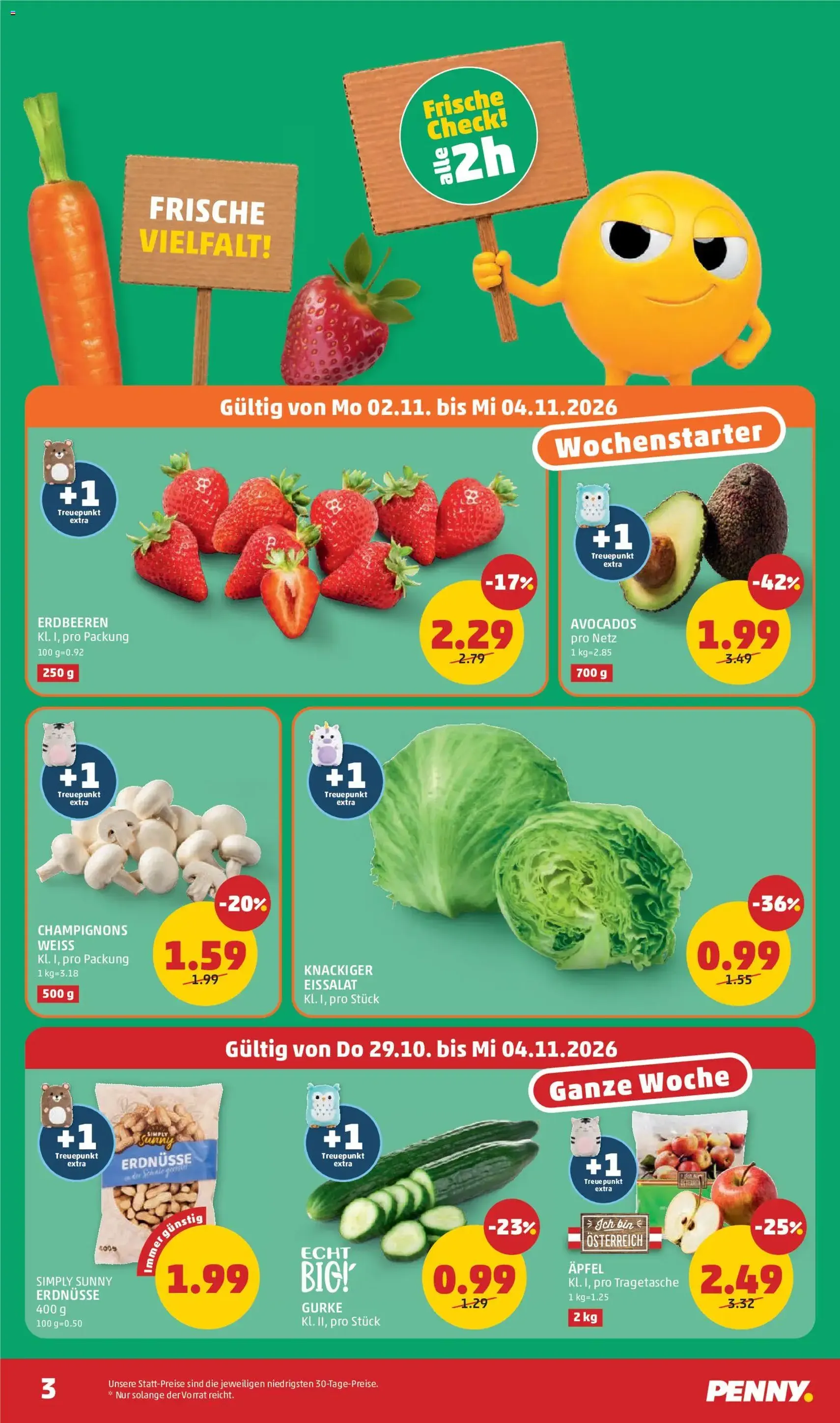 Penny Markt Flugblatt - Gültiger Prospekt ab 29.10.2026, Seite 3 von insgesamt 36