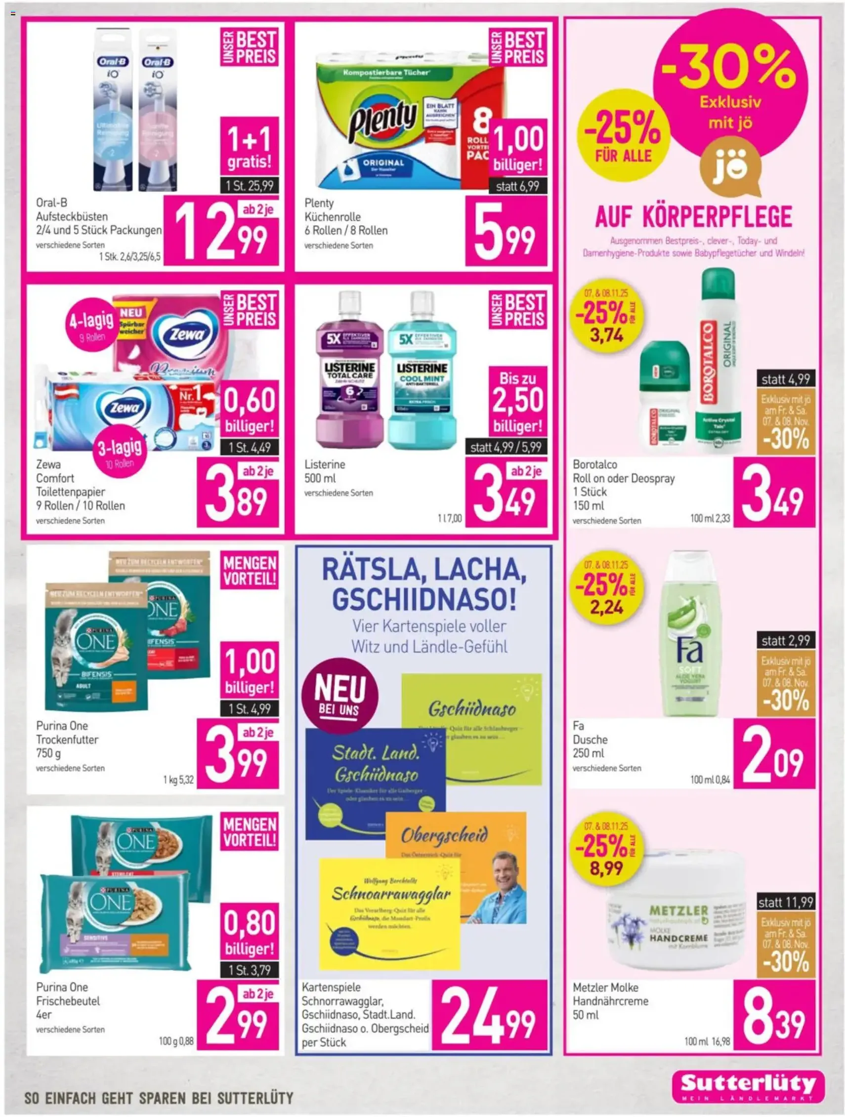 Sutterlüty Flugblatt - Gültiger Prospekt ab 05.11.2025, Seite 23 von insgesamt 24