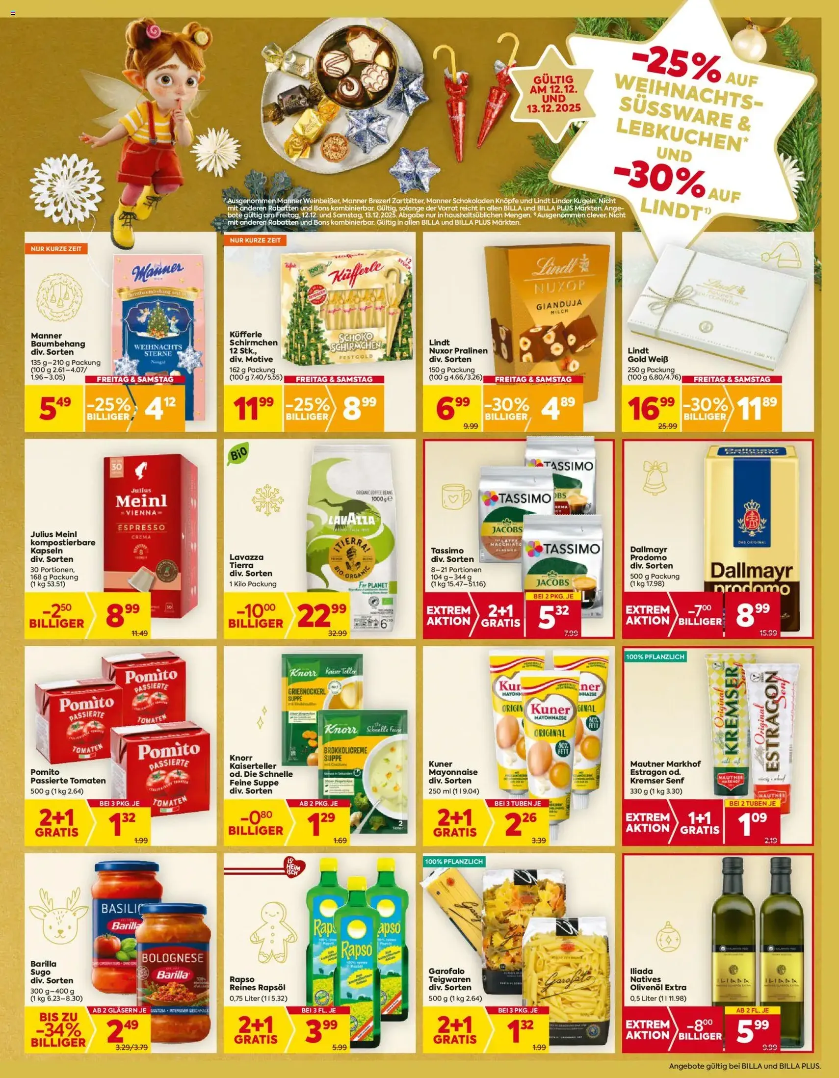 Billa Flugblatt - Gültiger Prospekt ab 11.12.2025, Seite 11 von insgesamt 14