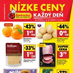 Biedronka leták - náhľad letáku platný od 02.10.2025
