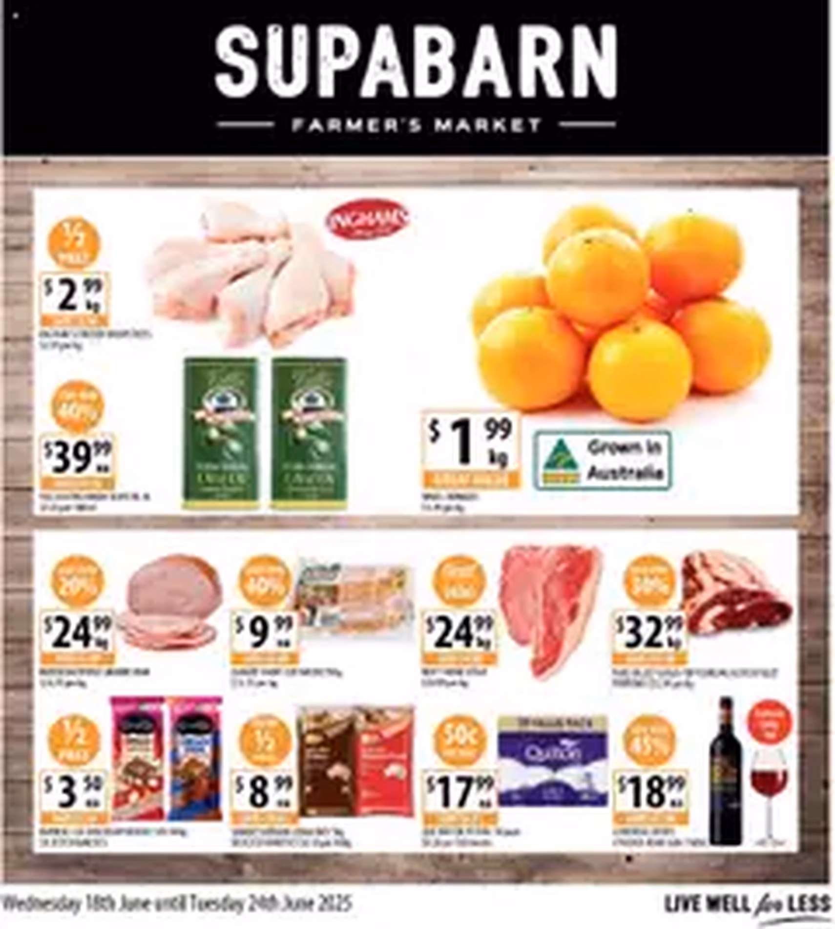 Supabarn Catalogue - valid flyer from 18/06/2025, page 1 of 1