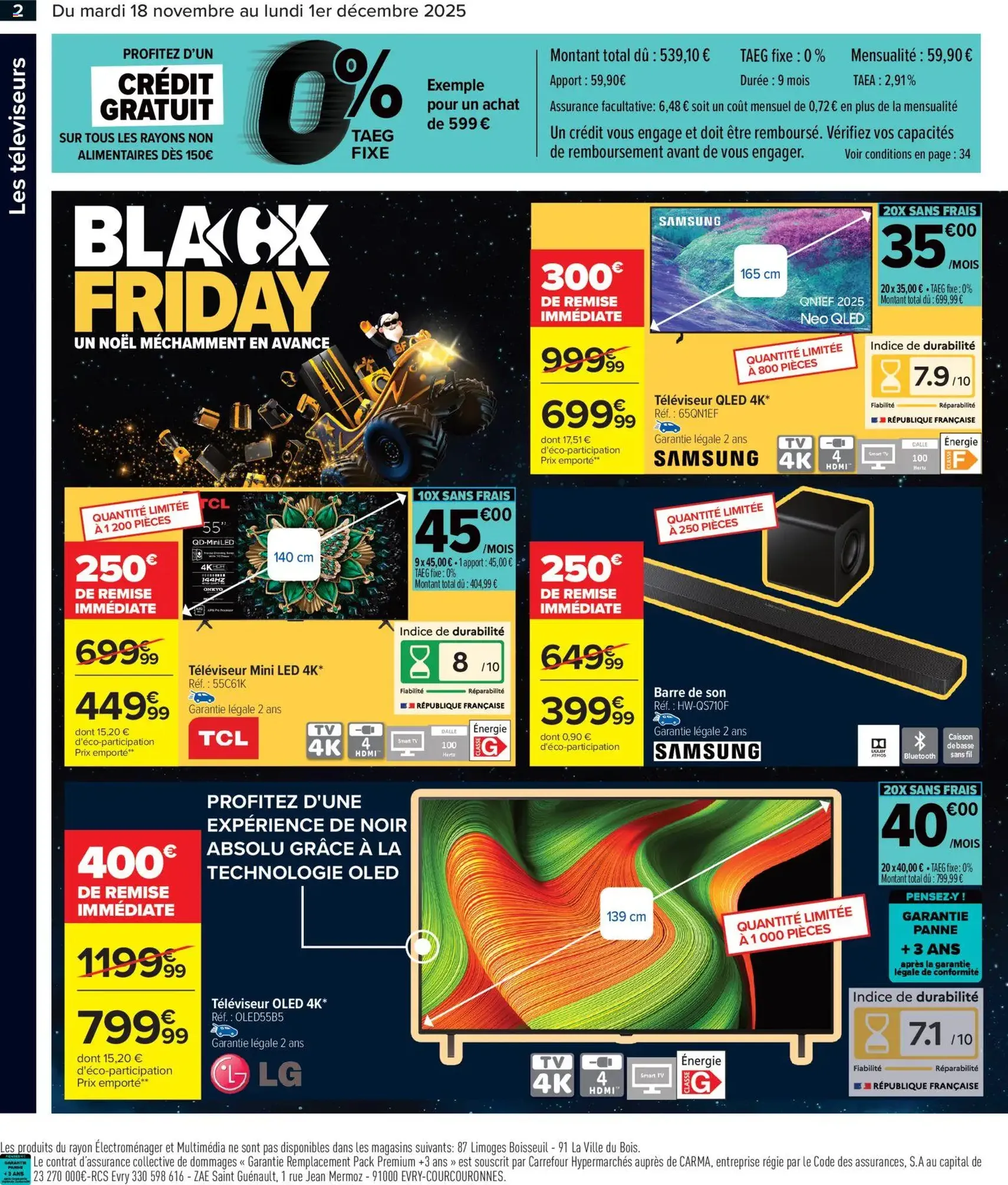 Carrefour Black Friday - brochure valable à partir du 18/11/2025, page 4 sur 44