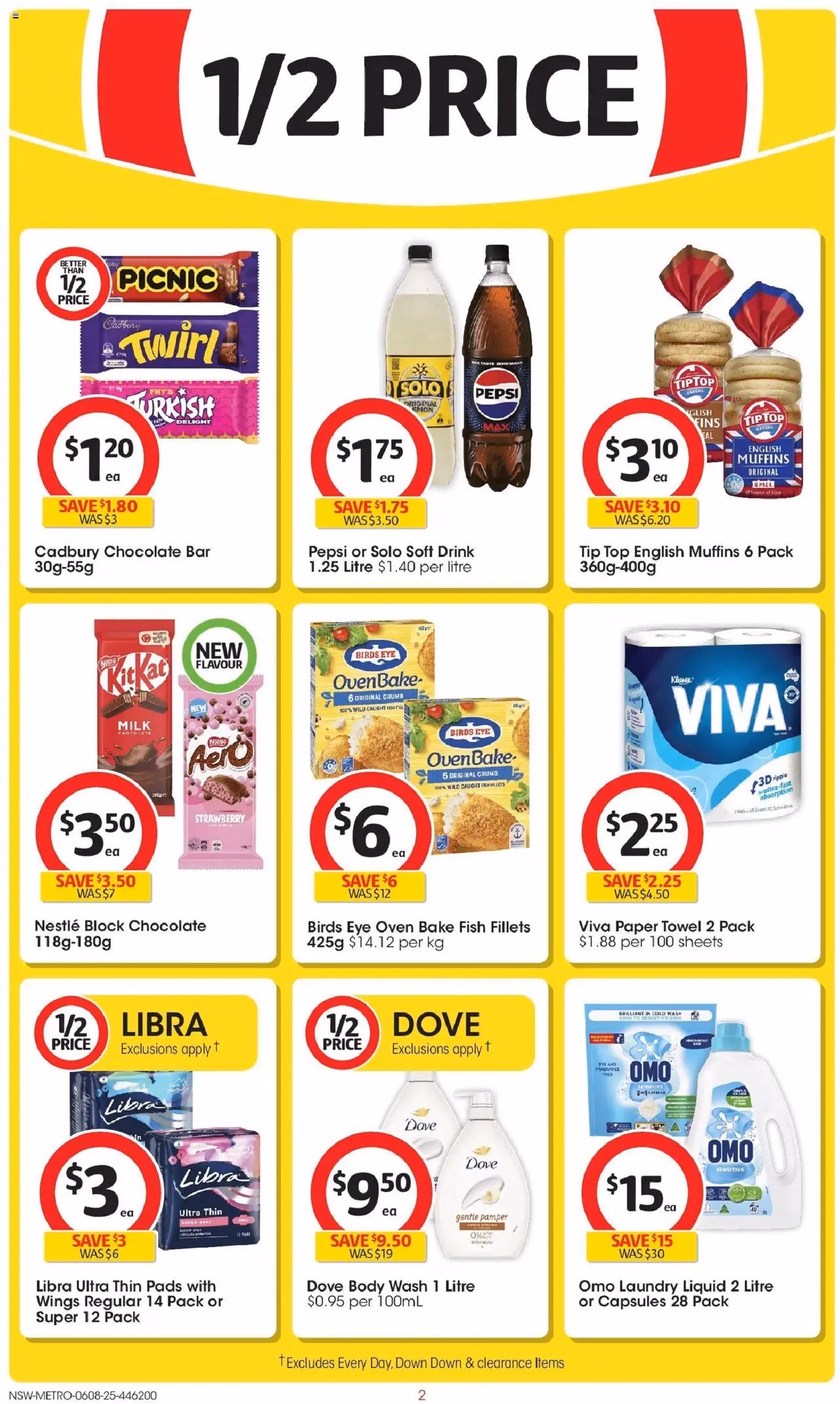 Coles Catalogue NSW - valid flyer from 06/08/2025, page 2 of 47 Coles Catalogue NSW - valid flyer from 06/08/2025, page 2 of 47
