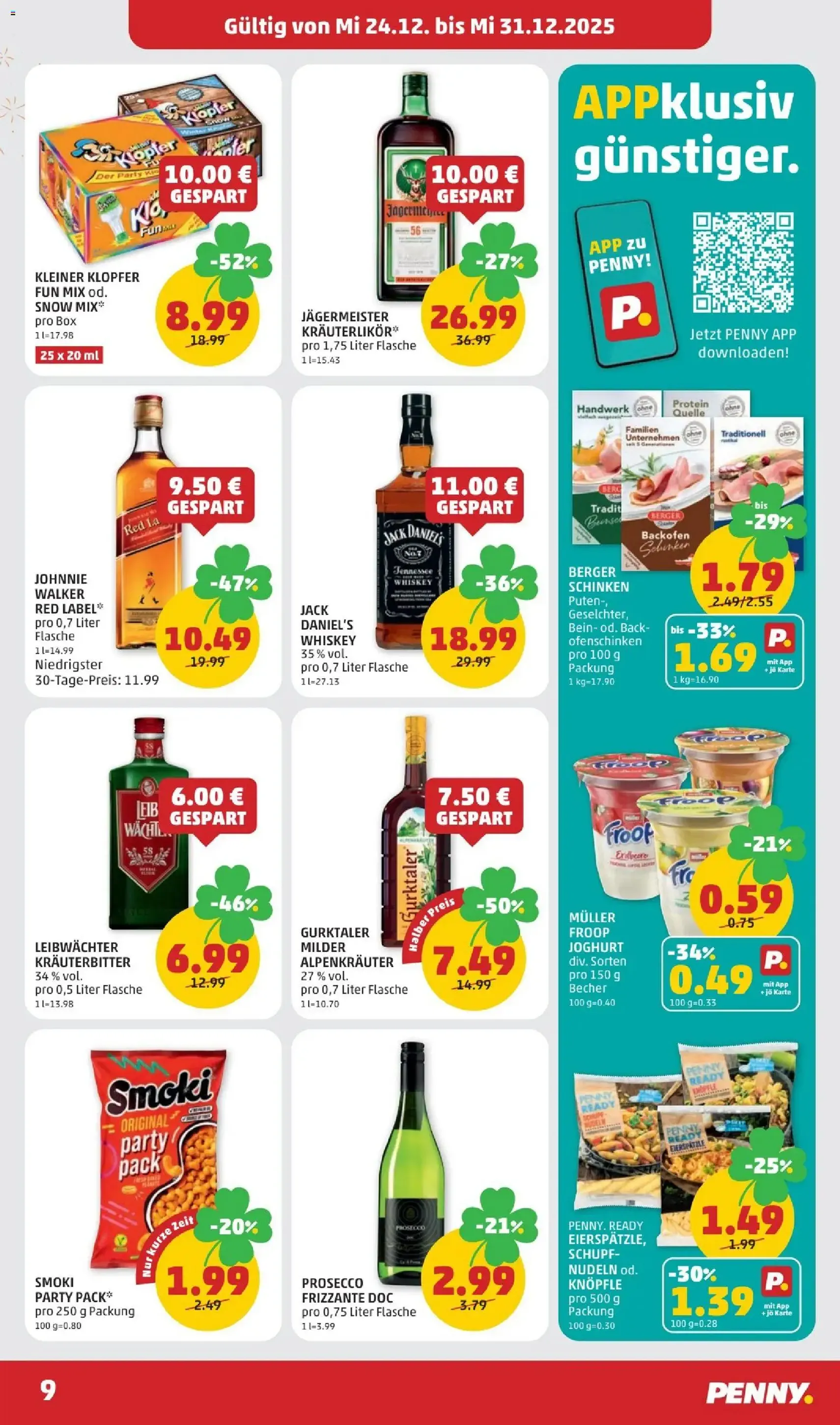 Penny Markt Flugblatt - Gültiger Prospekt ab 24.12.2025, Seite 9 von insgesamt 24