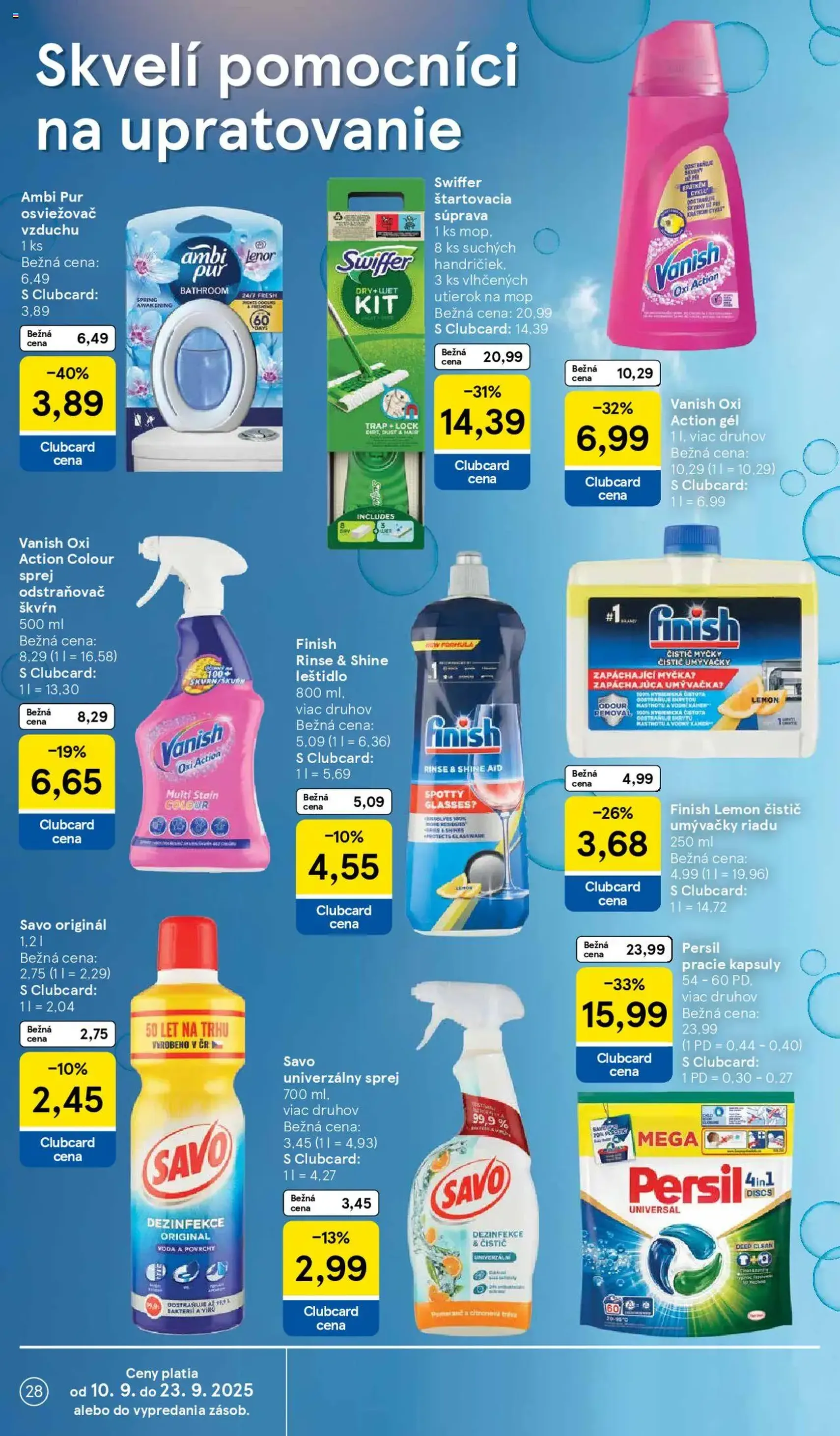 Tesco Hypermarket - leták - platný leták od 10.09.2025 strana 28 z 38 Tesco Hypermarket - leták - platný leták od 10.09.2025 strana 28 z 38