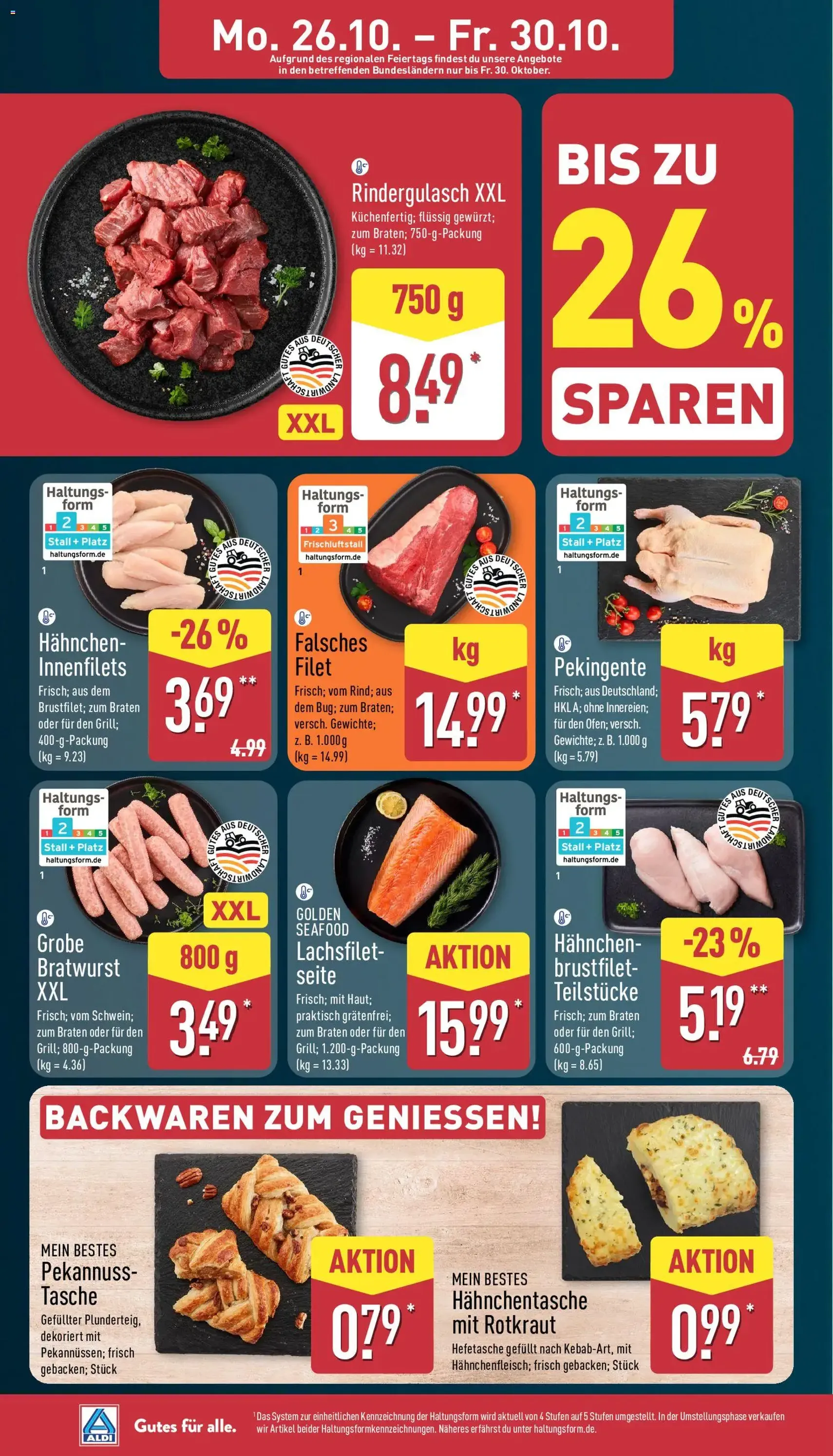 Aldi Prospekt - Gültiger Prospekt ab 26.10.2026, Seite 4 von insgesamt 46