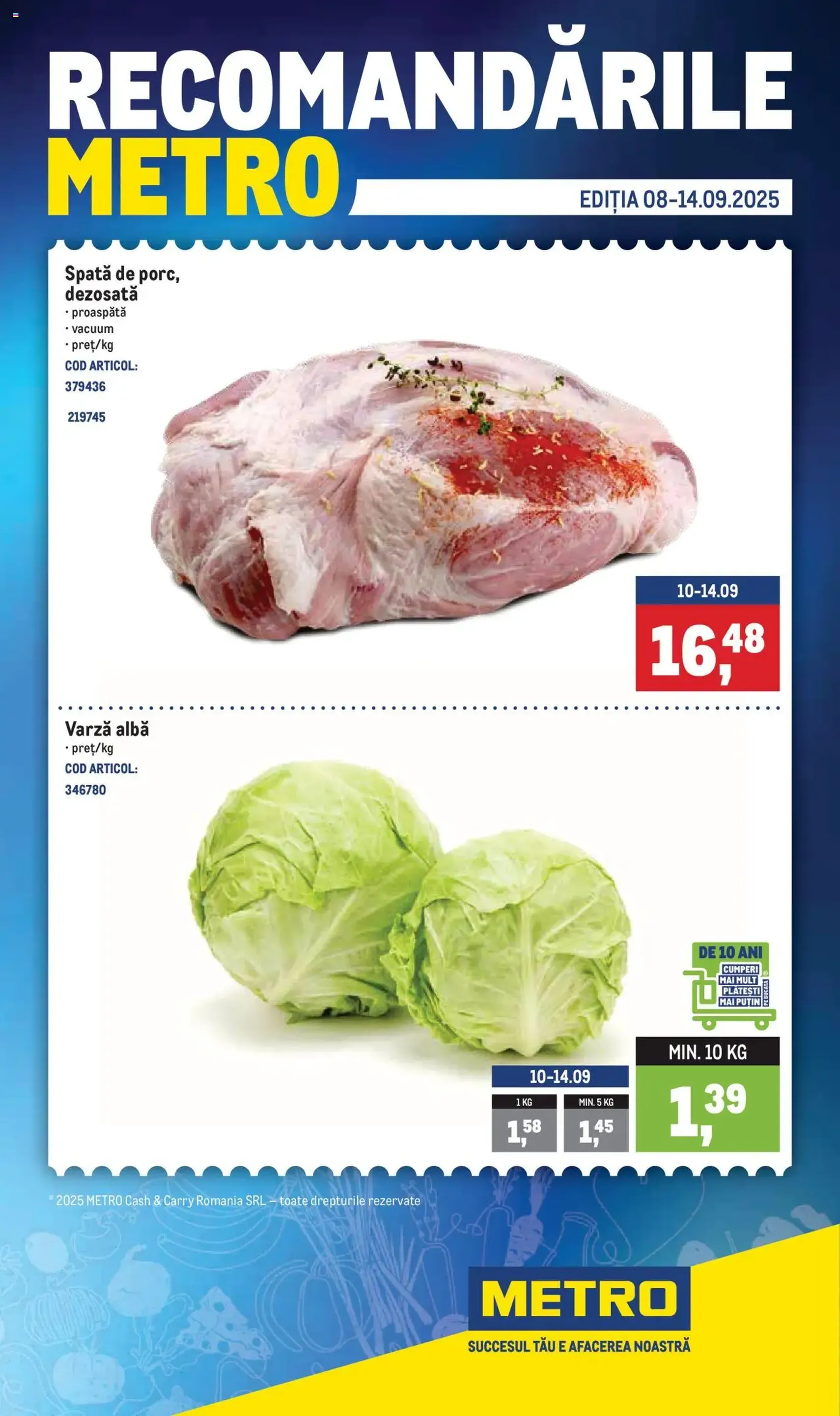 Catalog Metro - cataloage valabile începând cu 08.09.2025 pagina 1 din 5