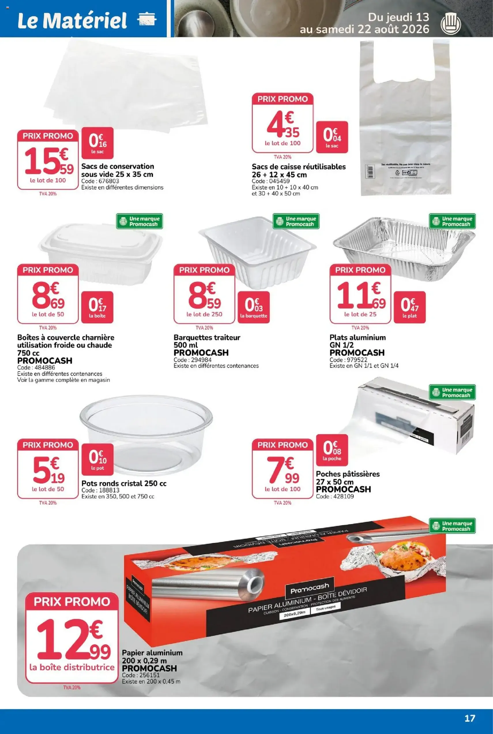 Promocash catalogue - brochure valable à partir du 13/08/2026, page 17 sur 24