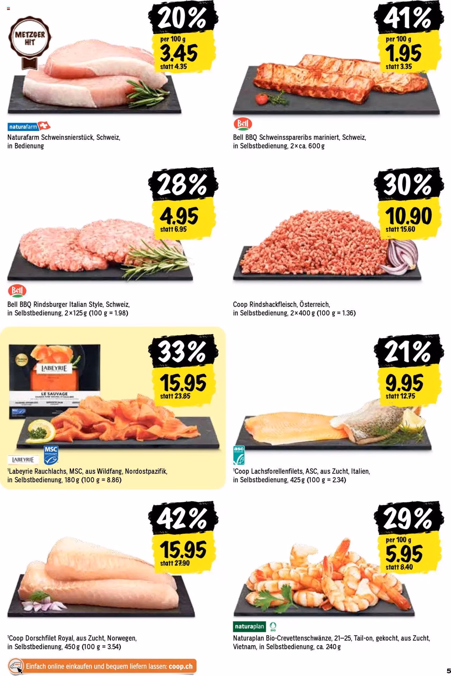 Coop Aktionen - Gültiger Prospekt ab 14.08.2025, Seite 5 von insgesamt 28 Coop Aktionen - Gültiger Prospekt ab 14.08.2025, Seite 5 von insgesamt 28
