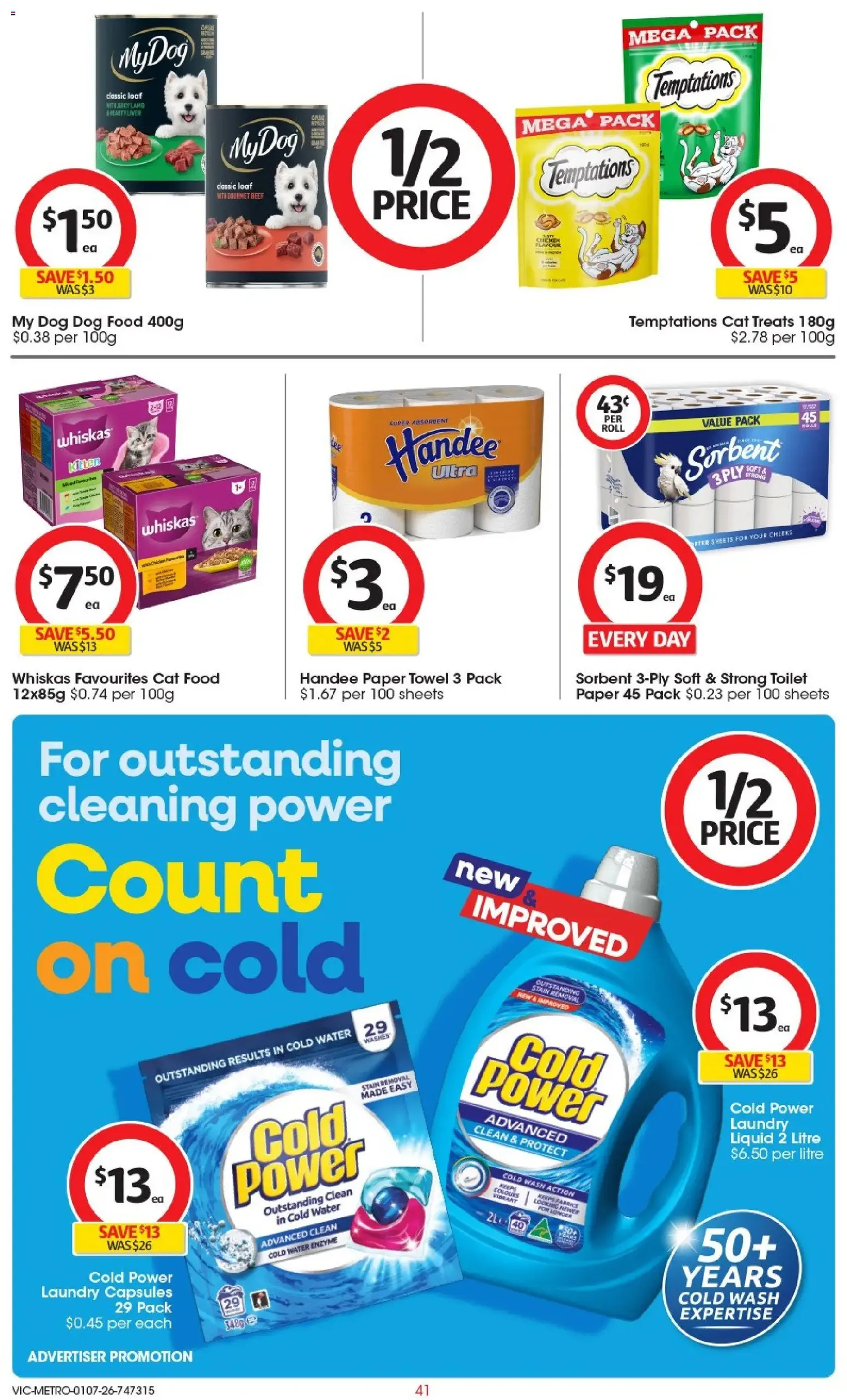 Coles catalogue - valid flyer from 01/07/2026, page 41 of 46