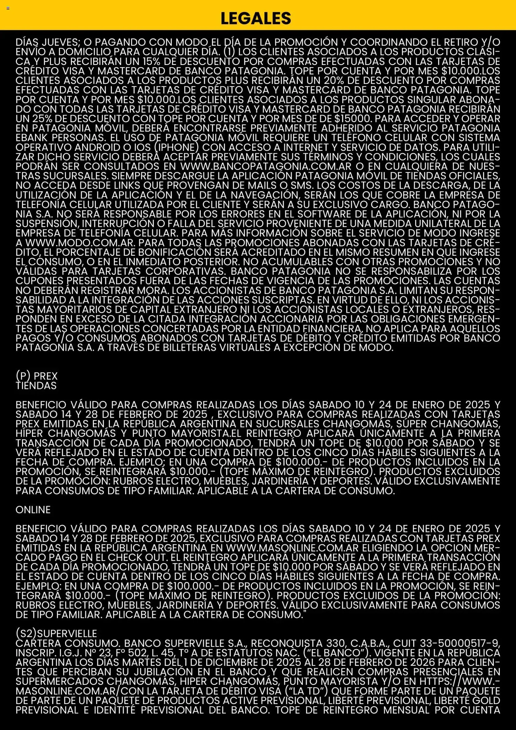 Changomas ofertas - folleto válido desde 01/01/2026 página 8 de 12