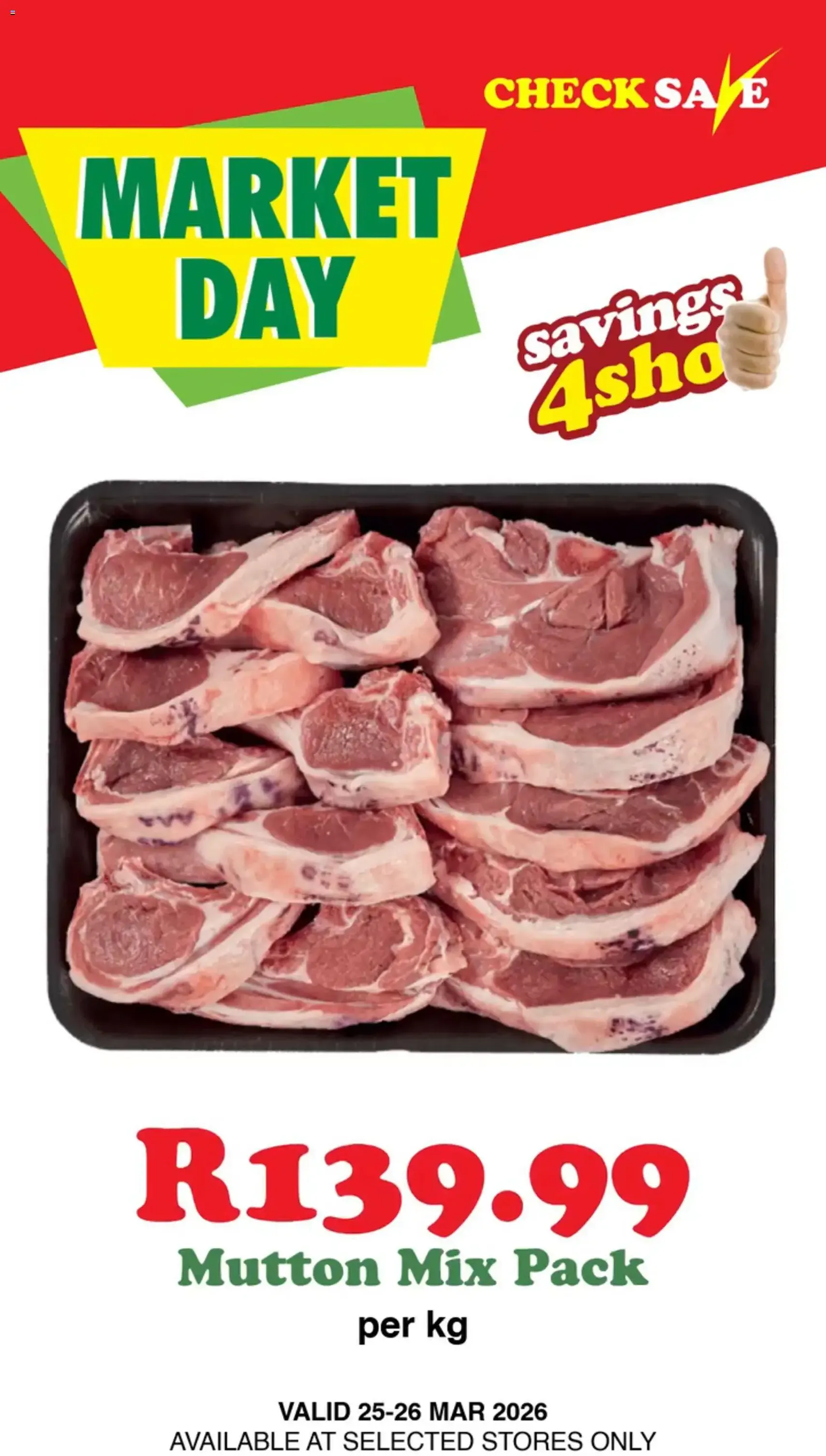 Check Save Market Day - valid flyer from 25/03/2026, page 15 of 16