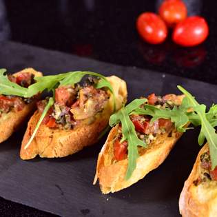 Tapas mit Rucola - Rezeptvorschau