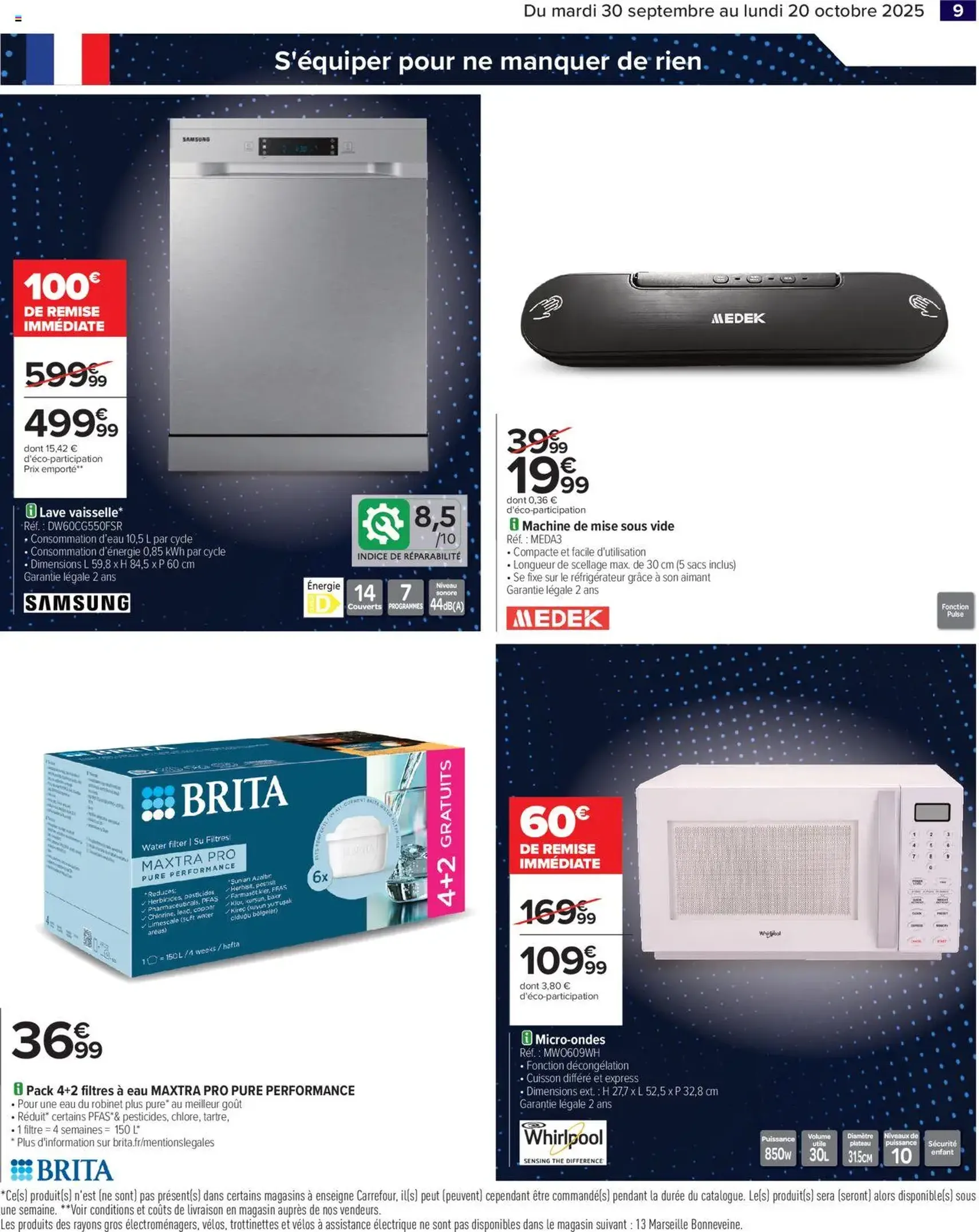 Carrefour catalogue french days faites entrer les bonnes affaires ! - brochure valable à partir du 30/09/2025, page 11 sur 30