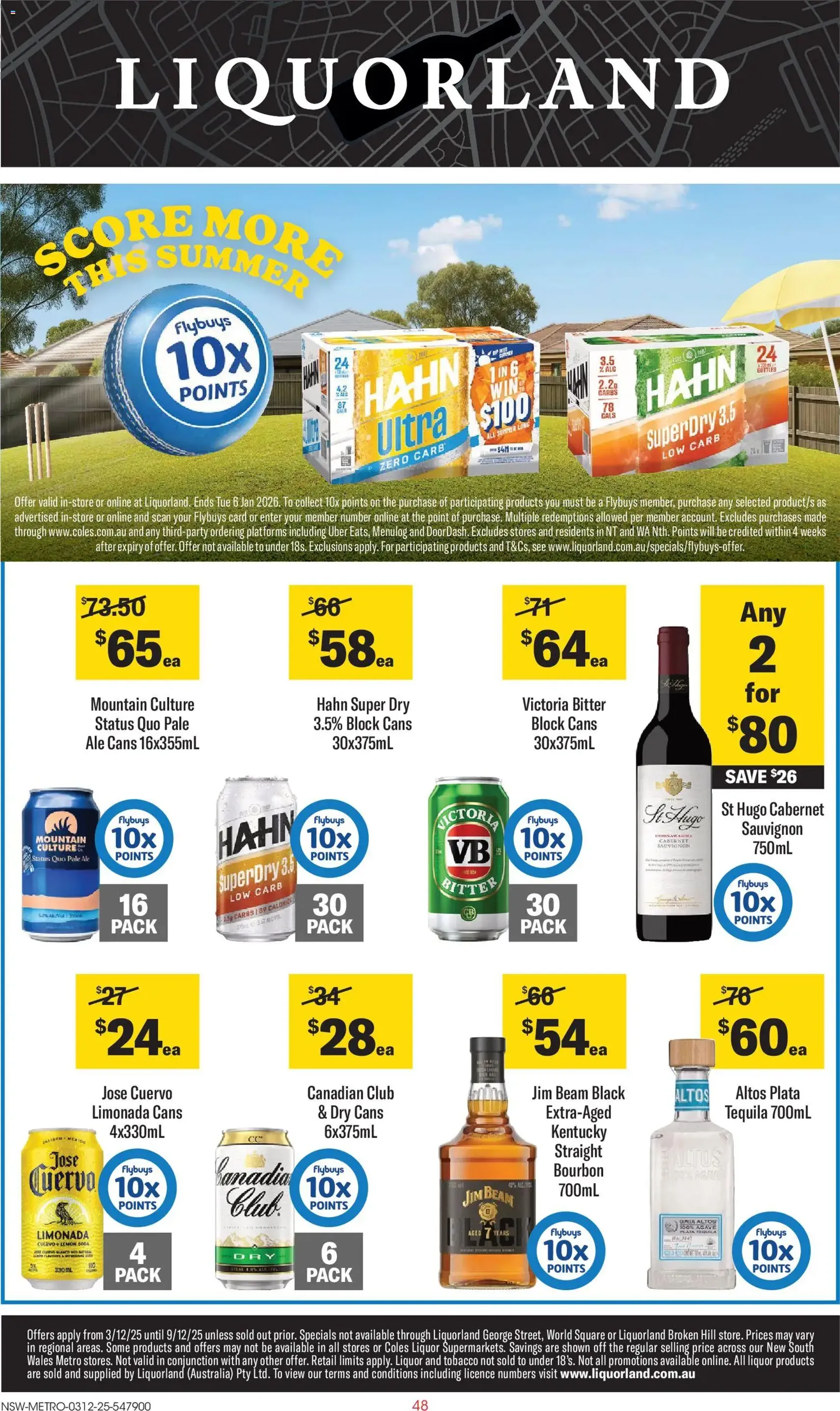 Liquorland Catalogue - valid flyer from 03/12/2025, page 1 of 2