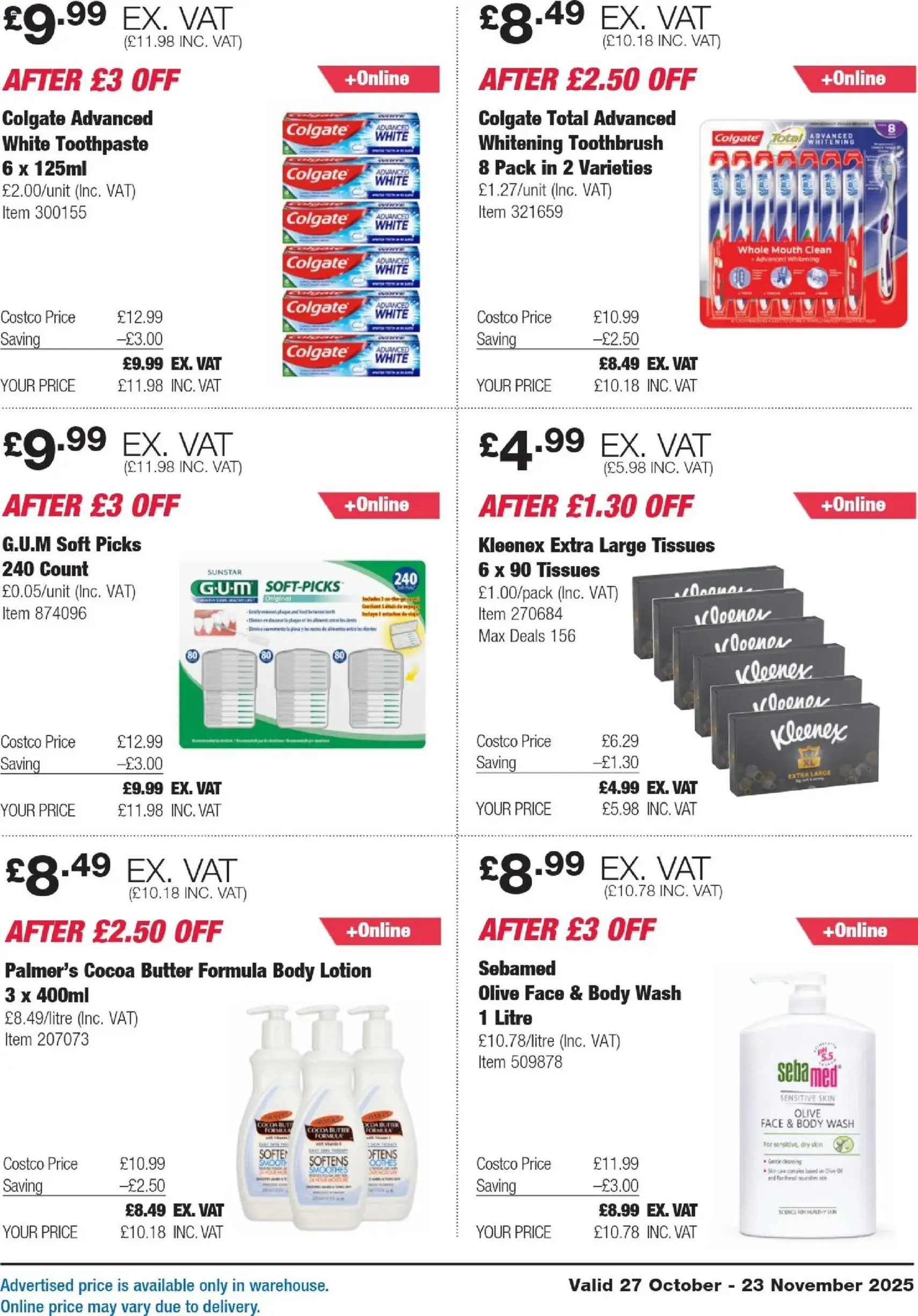Costco - ENGLAND ONLY - valid flyer from 27/10/2025, page 17 of 35