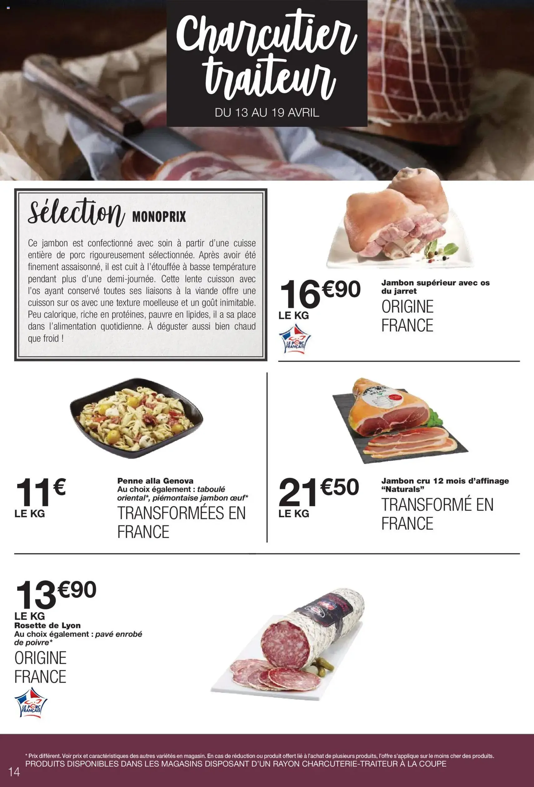 Monoprix catalogue - brochure valable à partir du 08/04/2026, page 14 sur 50
