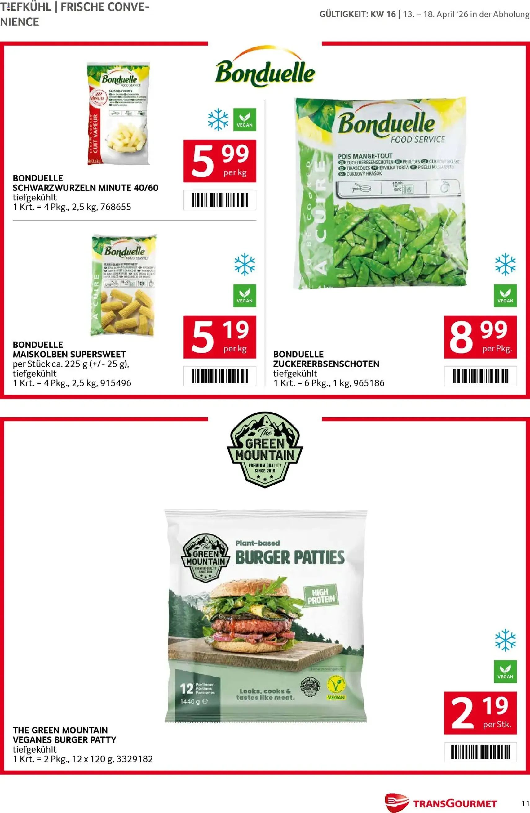 Transgourmet Flugblatt - Gültiger Prospekt ab 13.04.2026, Seite 11 von insgesamt 28