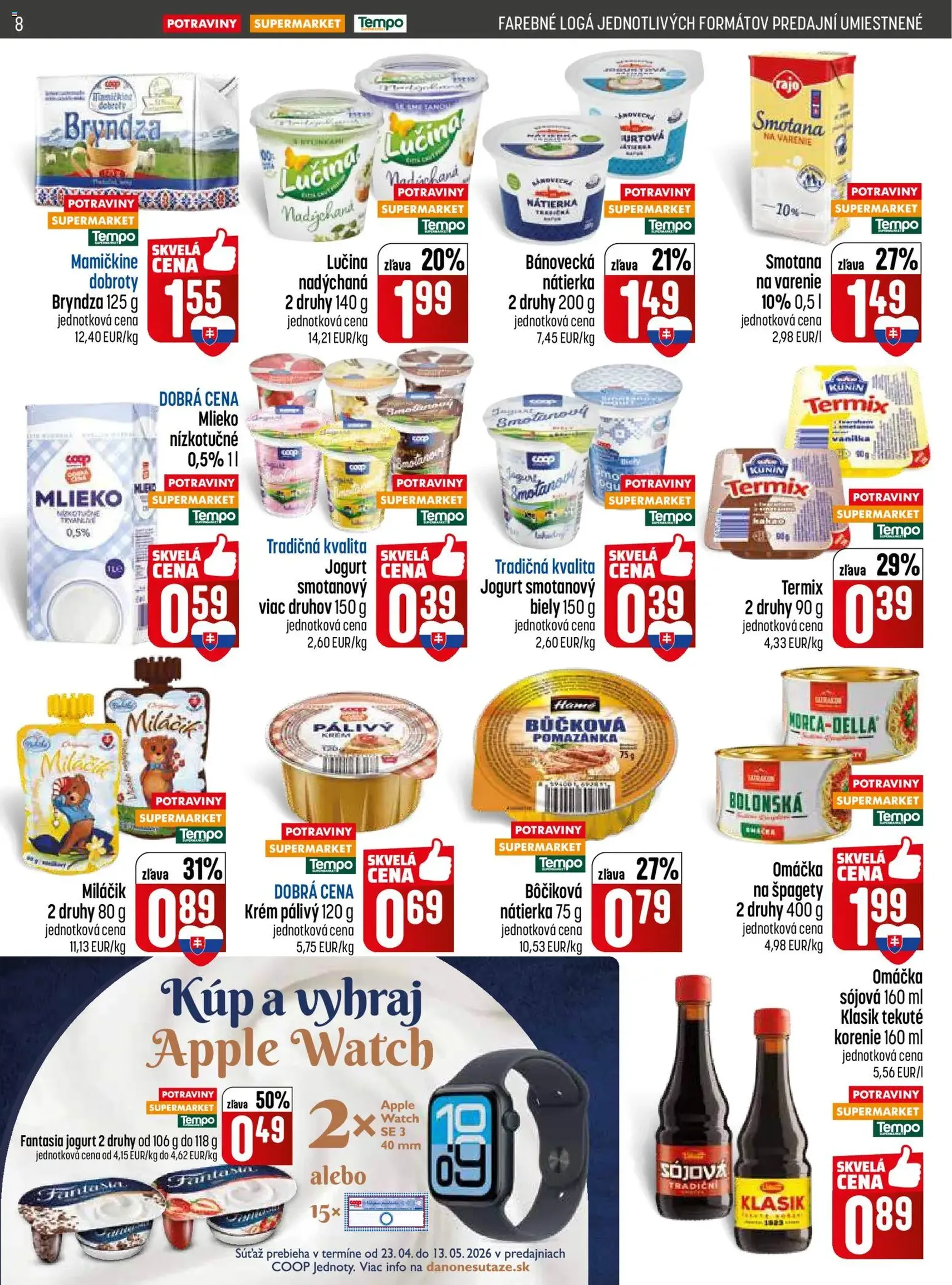 COOP Jednota leták - platný leták od 23.04.2026 strana 8 z 28