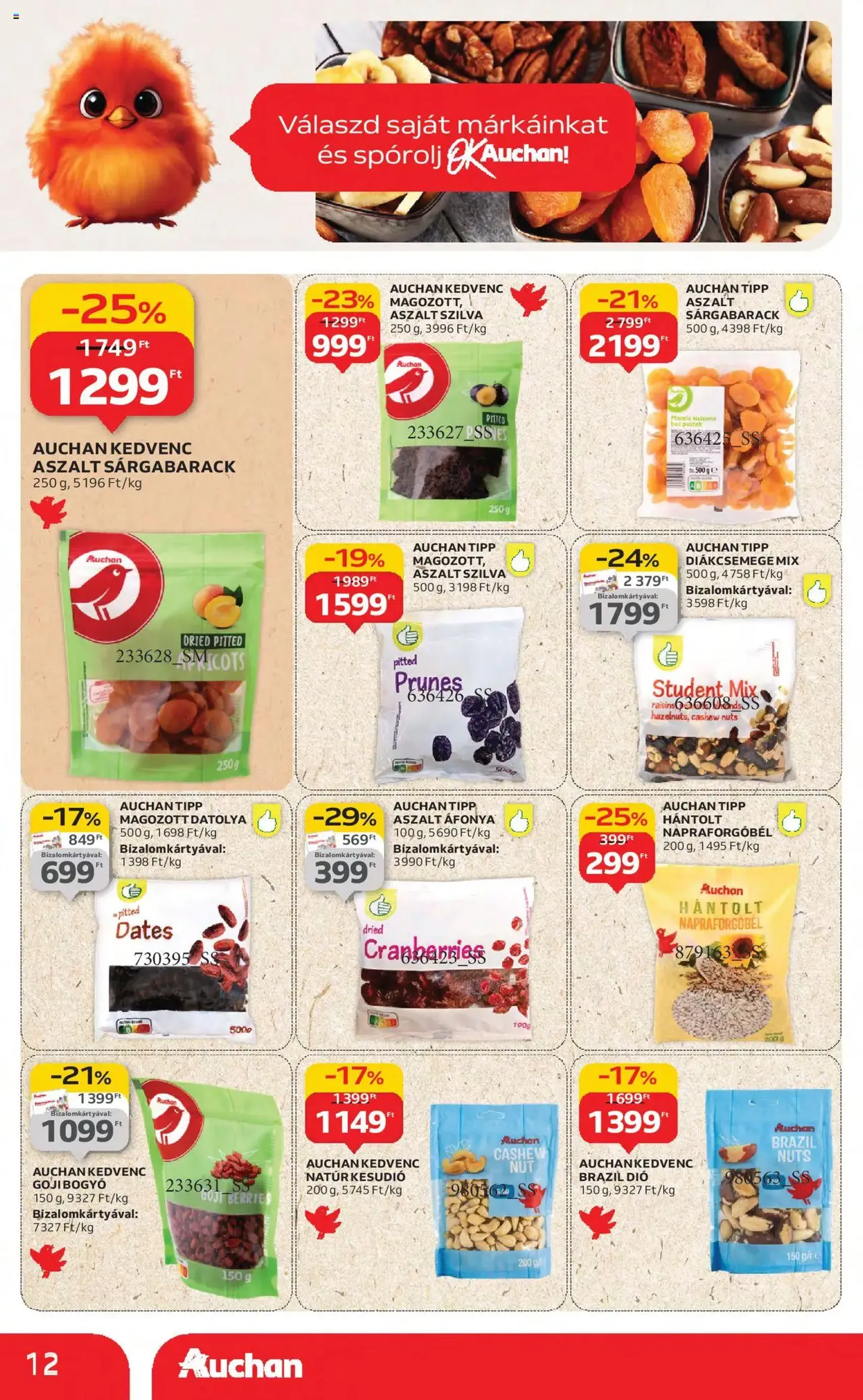 Auchan Akciós újság - 2025.08.21. érvényes szórólap 12 oldal 42 oldalból