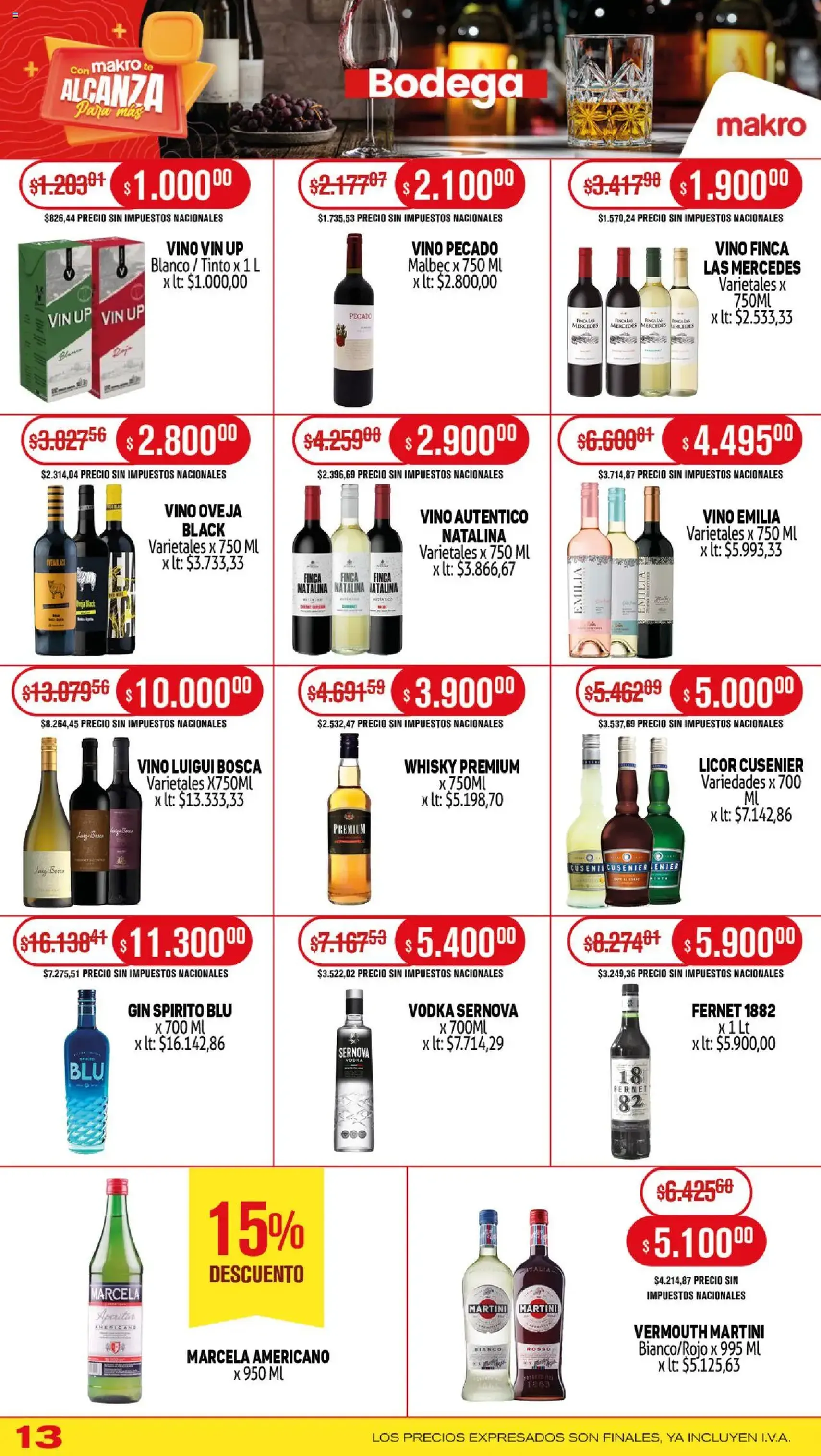 Makro ofertas - folleto válido desde 31/07/2025 página 13 de 19 Makro ofertas - folleto válido desde 31/07/2025 página 13 de 19