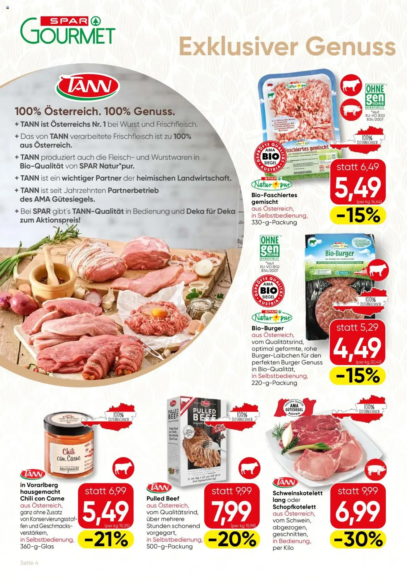 SPAR Gourmet Flugblatt - Gültiger Prospekt ab 03.07.2025, Seite 4 von insgesamt 12