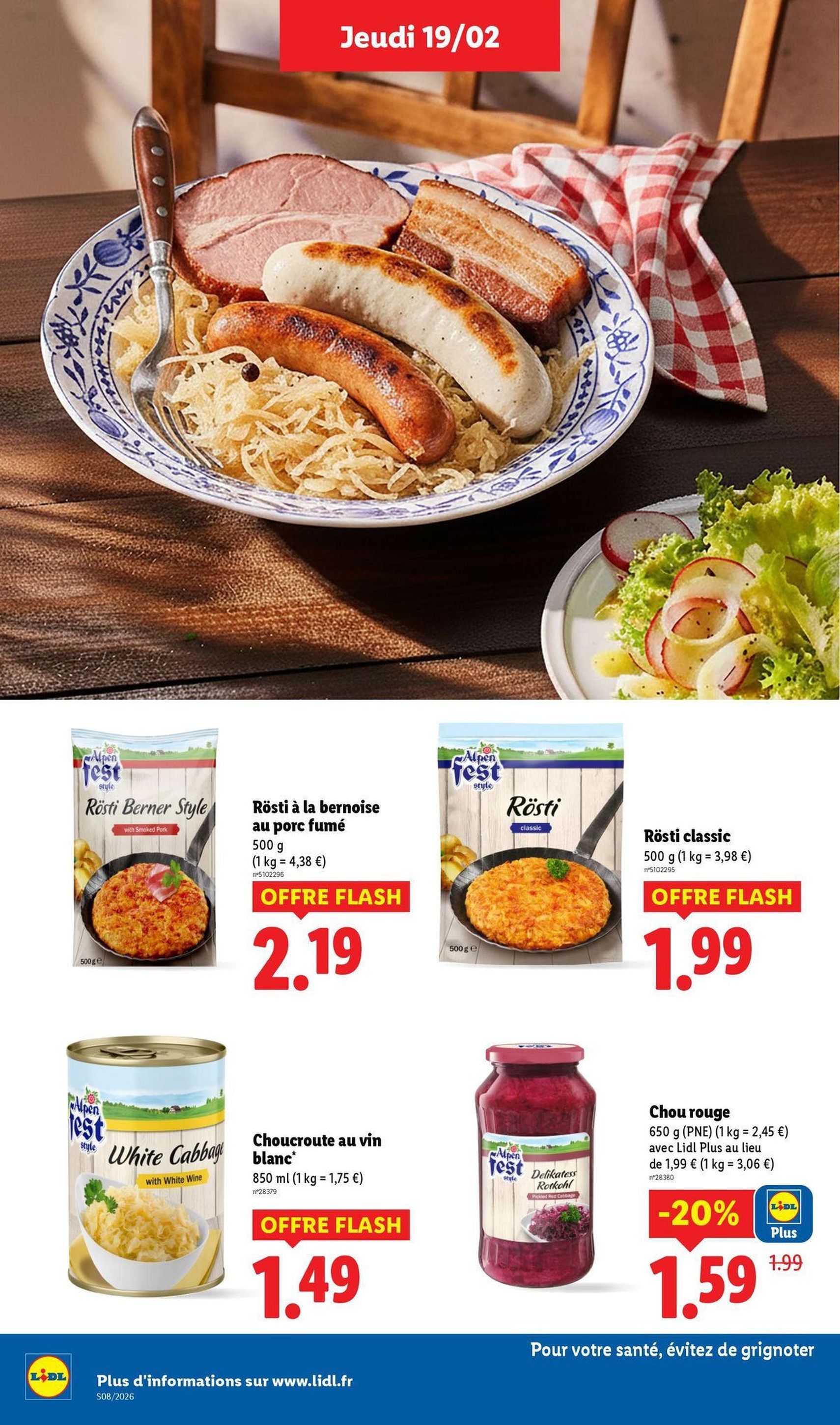 LIDL catalogue semaine 8 - brochure valable à partir du 19/02/2026, page 26 sur 77