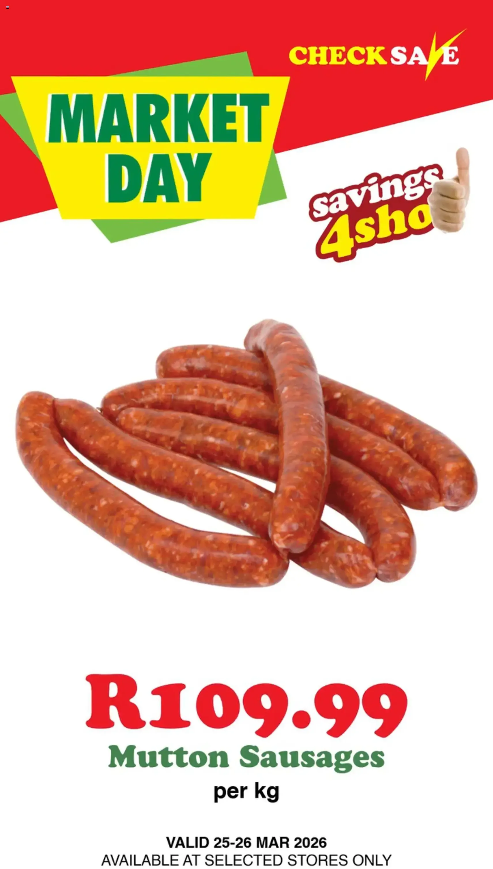 Check Save Market Day - valid flyer from 25/03/2026, page 9 of 16