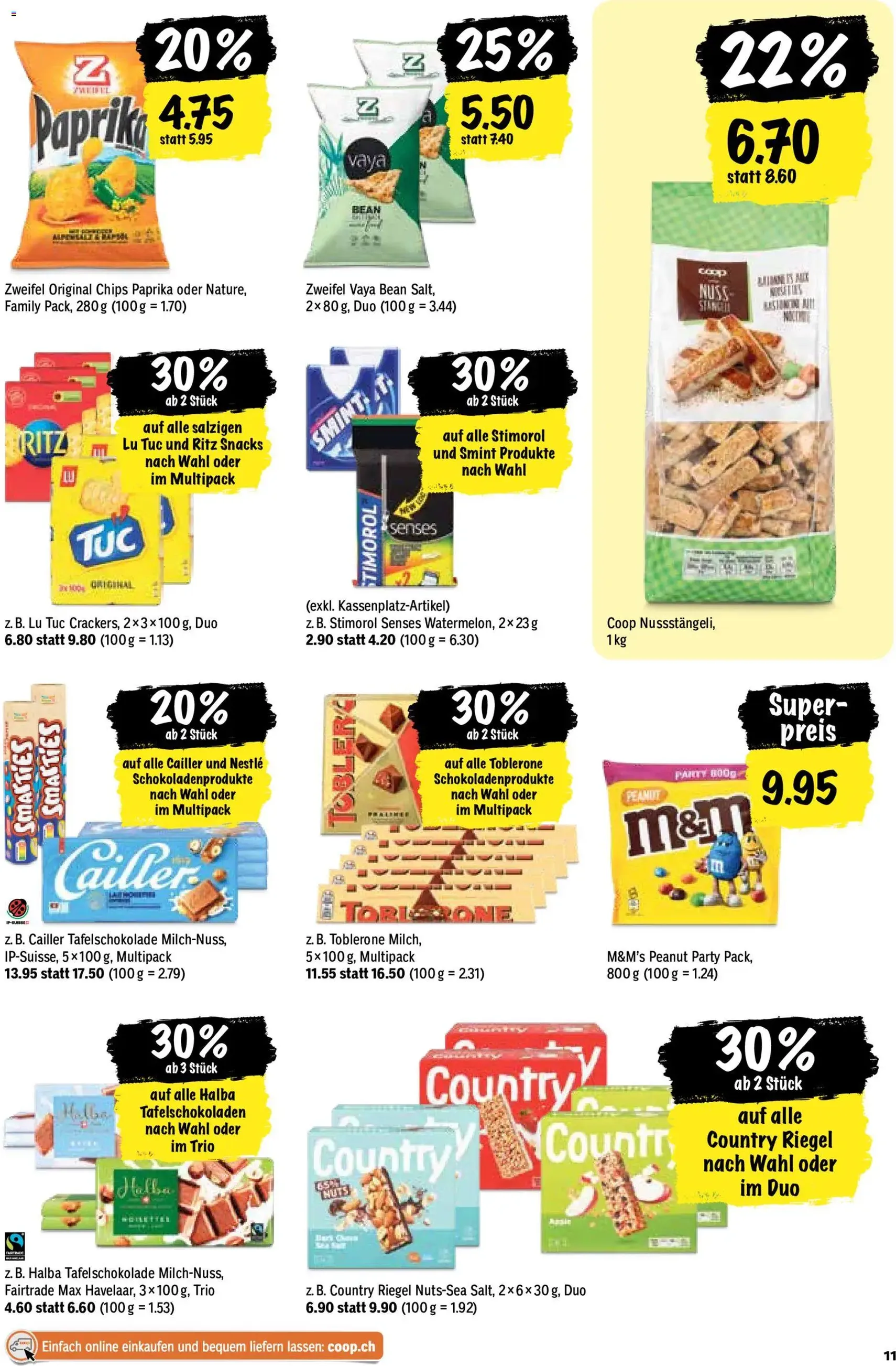 Coop aktionen - Gültiger Prospekt ab 21.05.2026, Seite 11 von insgesamt 28