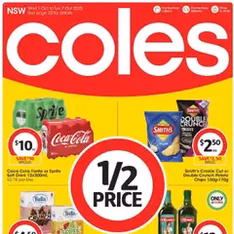Coles Catalogue NSW - Flyer preview valid from 01/10/2025