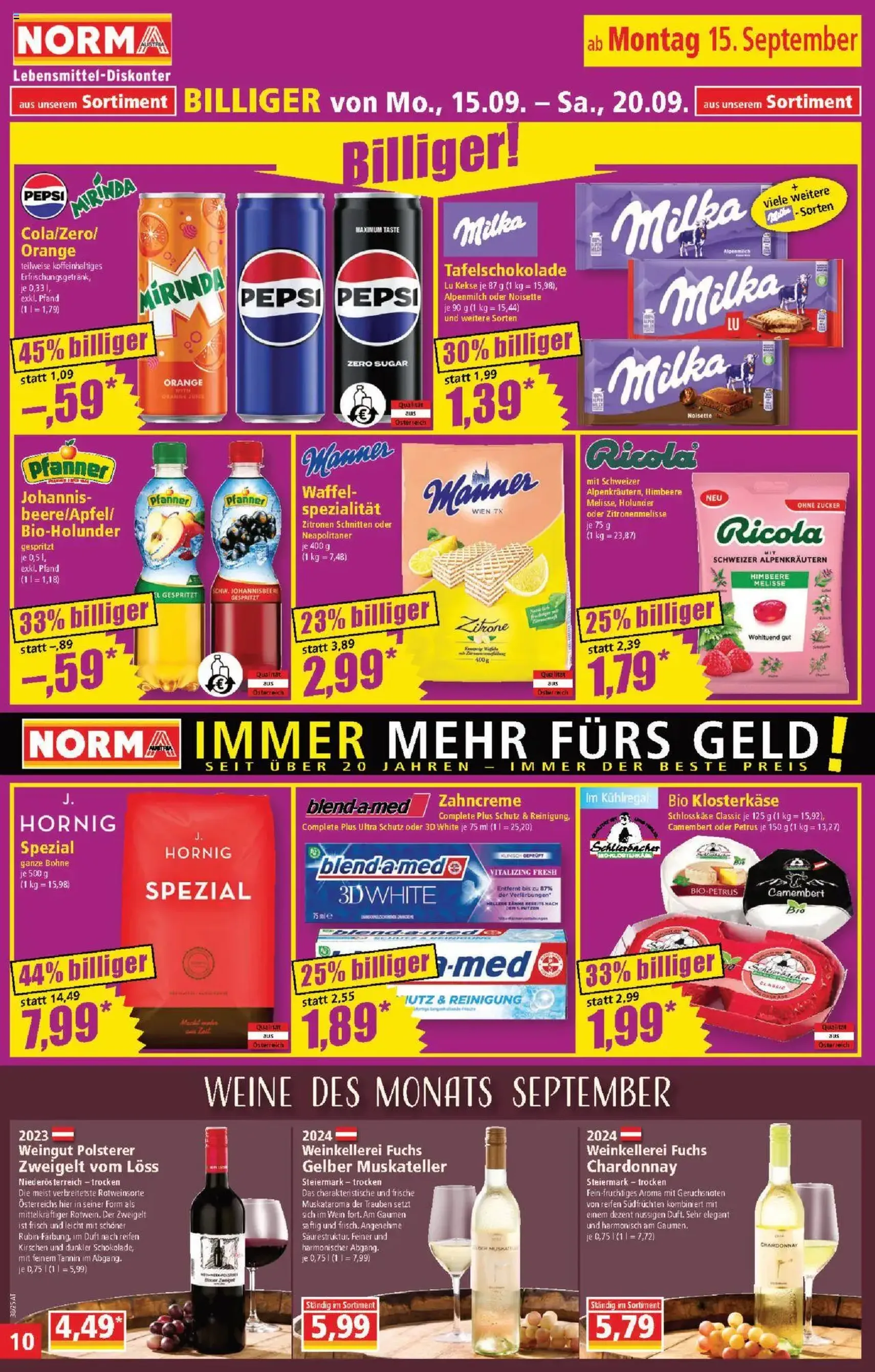 Norma Flugblatt - Gültiger Prospekt ab 08.09.2025, Seite 10 von insgesamt 18