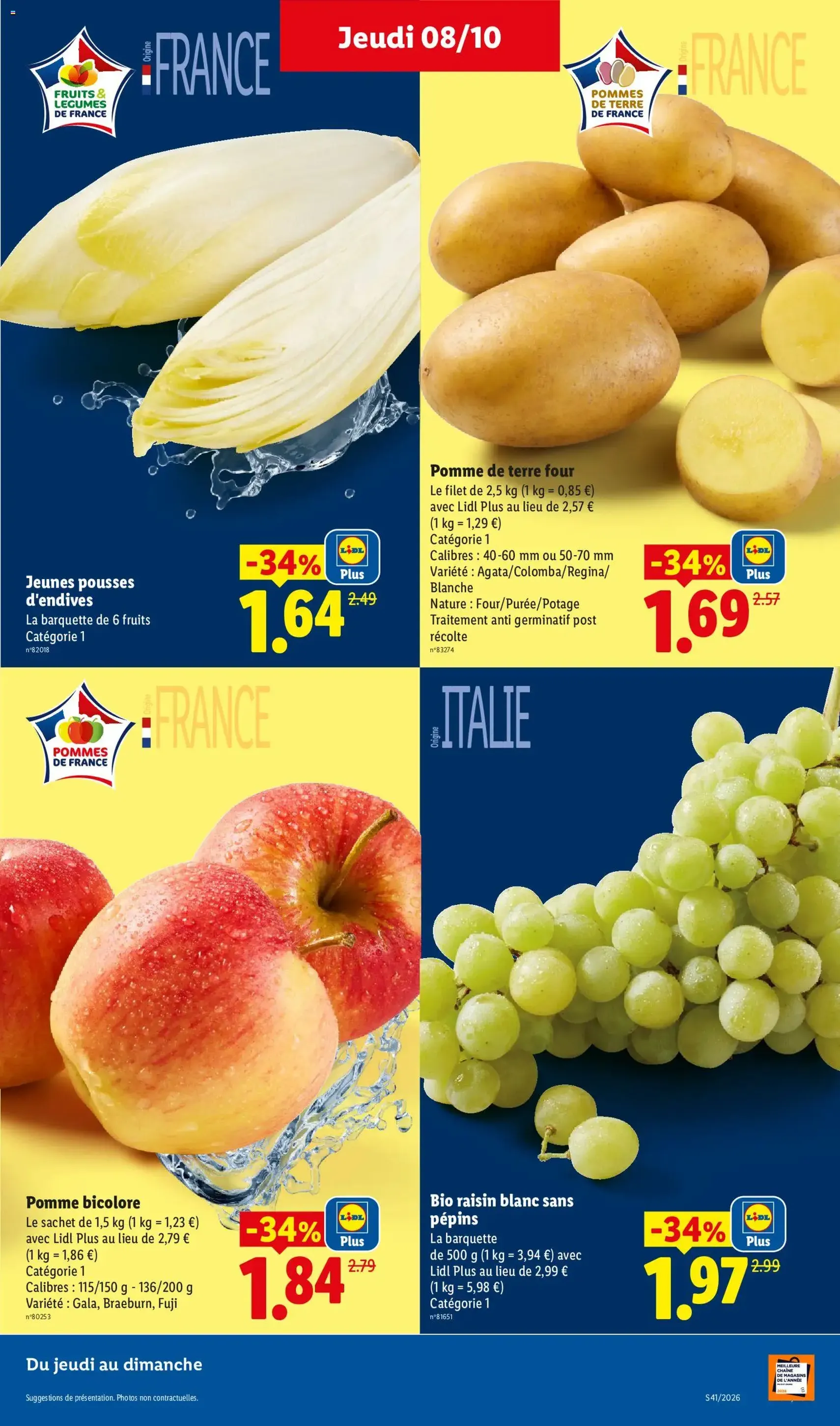 LIDL catalogue - brochure valable à partir du 08/10/2026, page 3 sur 61