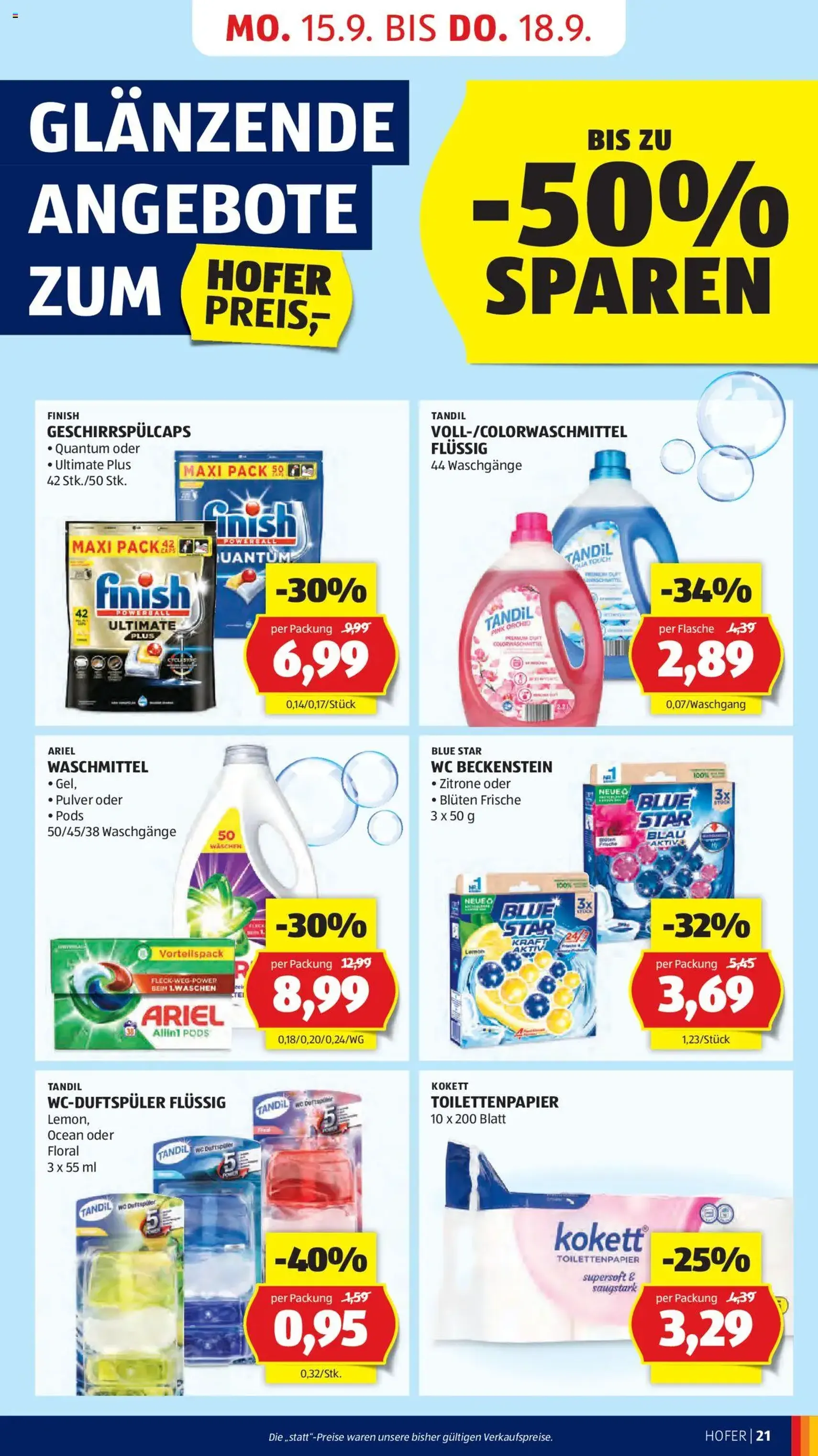 Hofer Flugblatt - Gültiger Prospekt ab 12.09.2025, Seite 23 von insgesamt 49